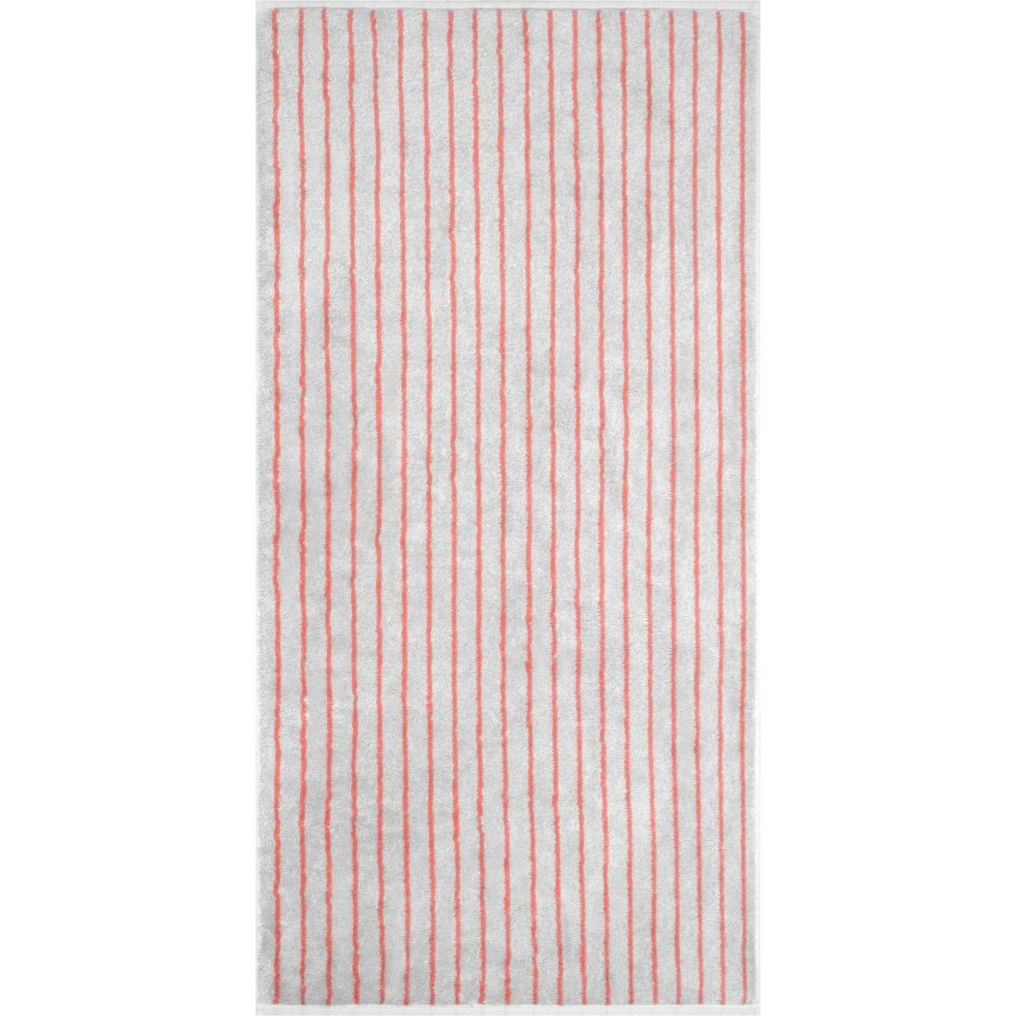 Cawö Handtücher Weekend Streifen 6296 platin/koralle - 70 - Duschtuch 70x140 cm