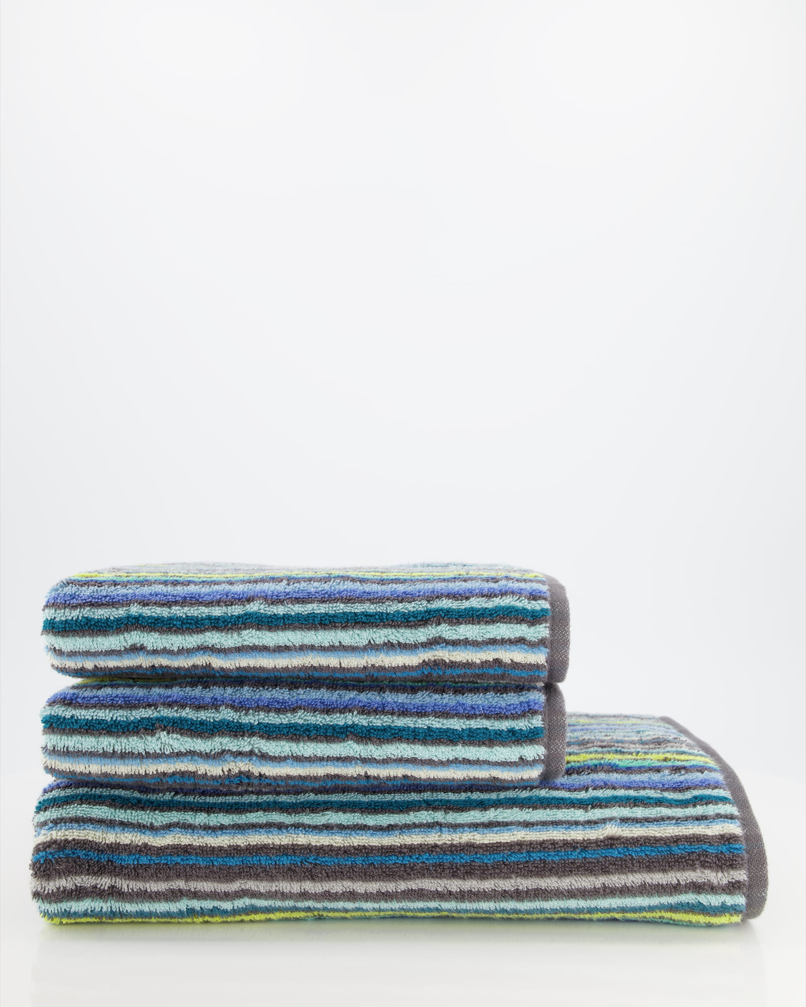 Cawö Handtücher Remake Streifen 2020 grün-multicolor - 16