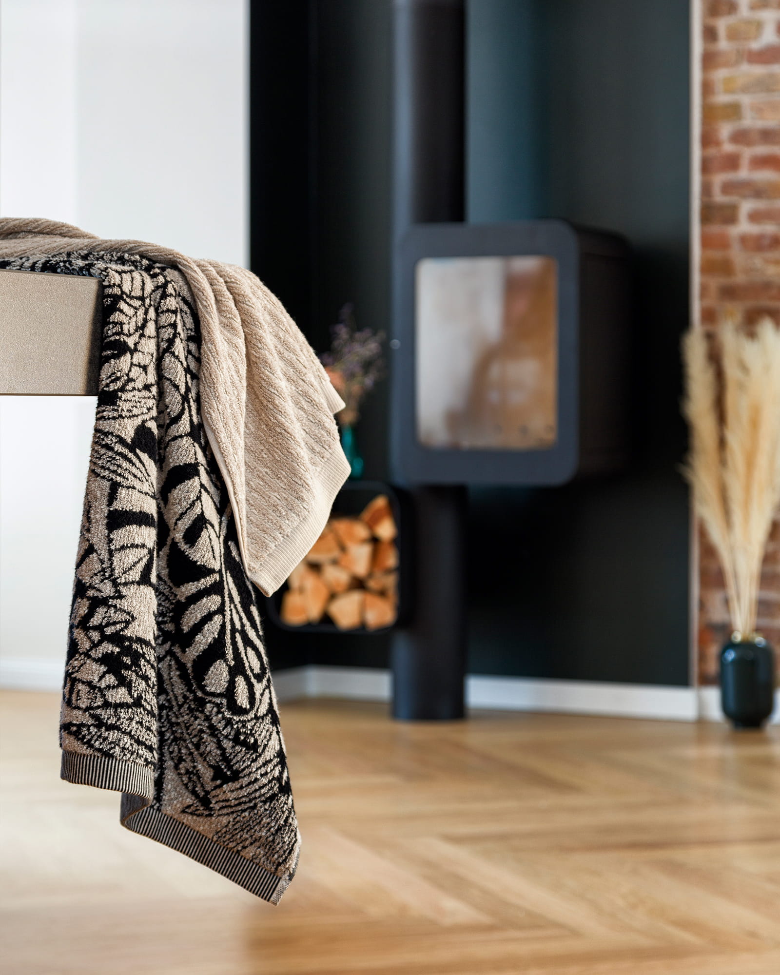 Möve Handtücher Brooklyn Pinstripe nature/cashmere - 071 - Handtuch 50x100 cm