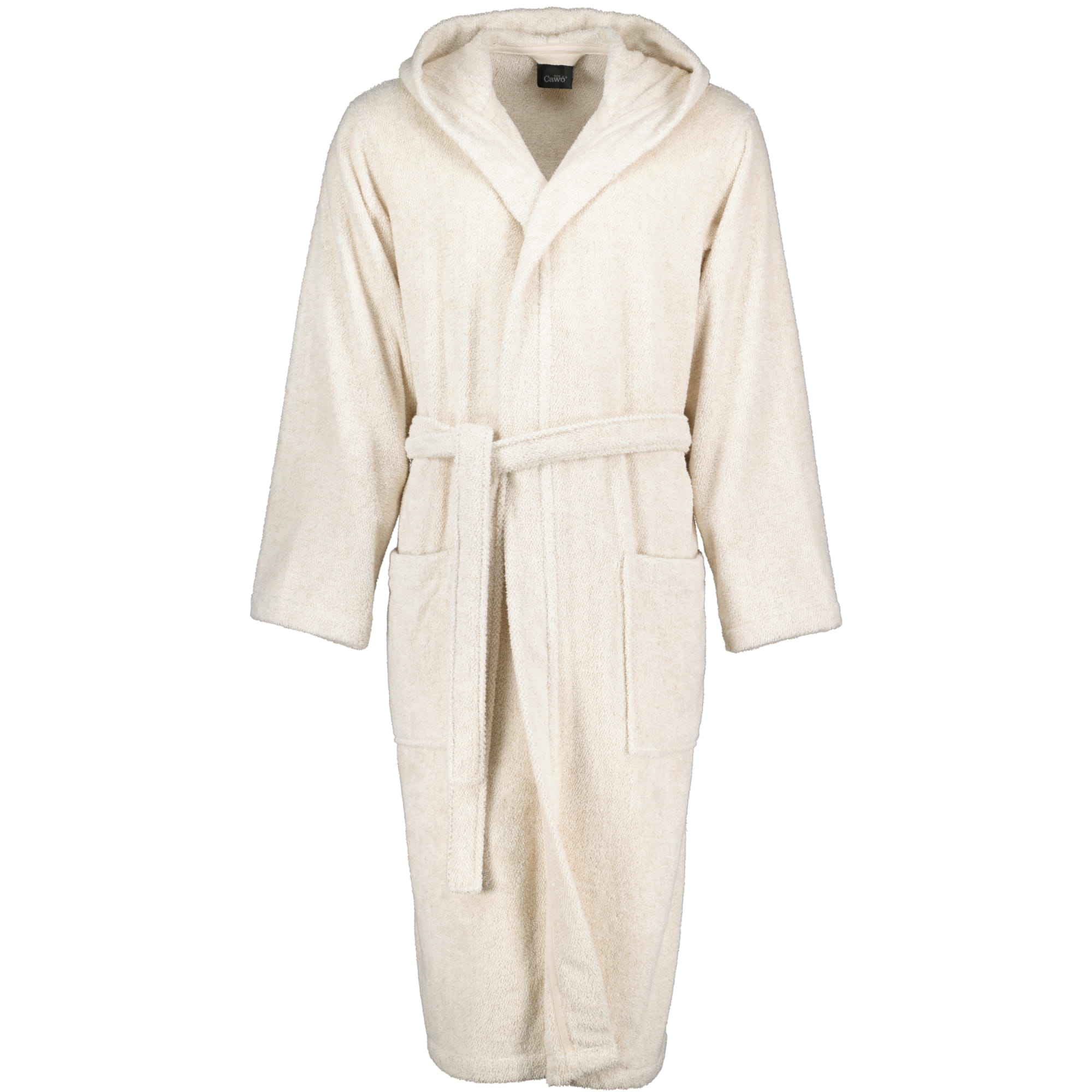 Cawö Home Bademäntel Herren Kapuze SAUNA Cotton & Hemp 847 natur - 33