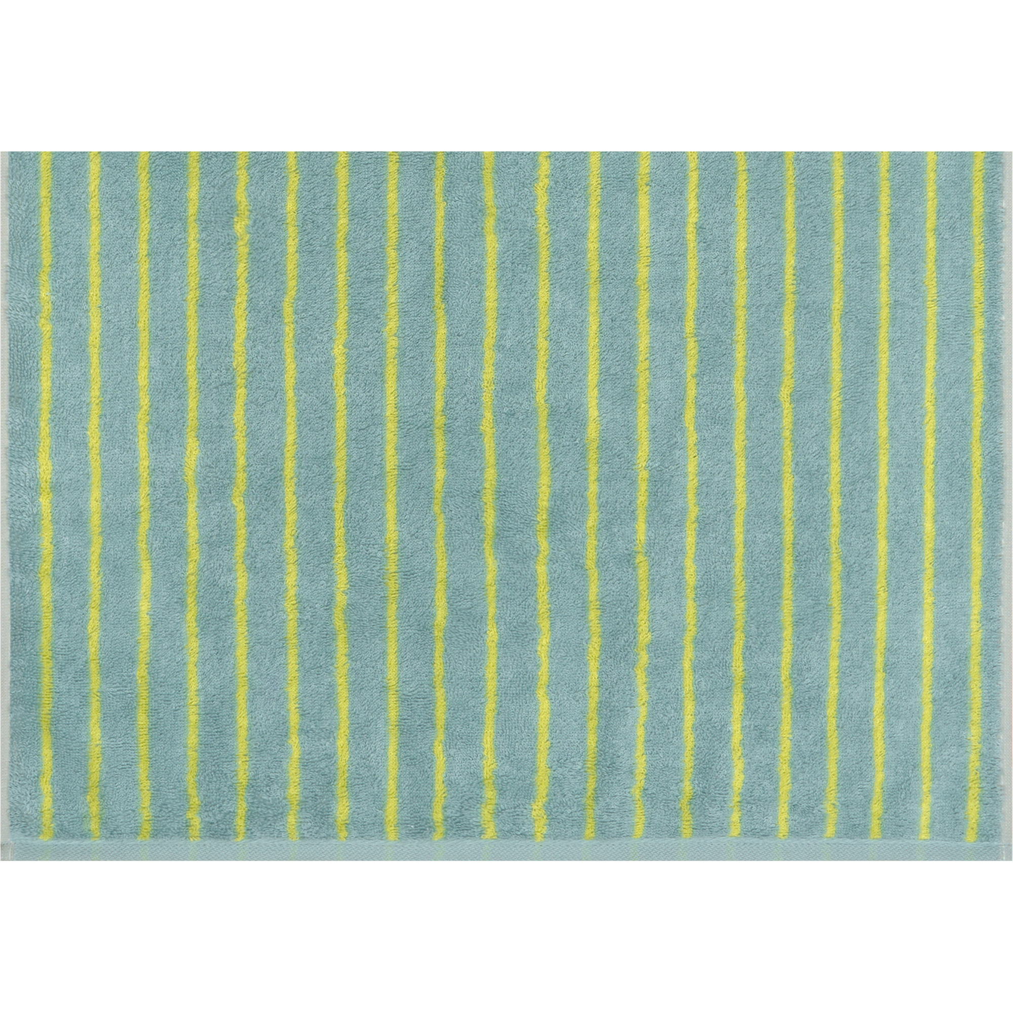 Cawö Handtücher Weekend Streifen 6296 grün/lemon - 40 - Duschtuch 70x140 cm