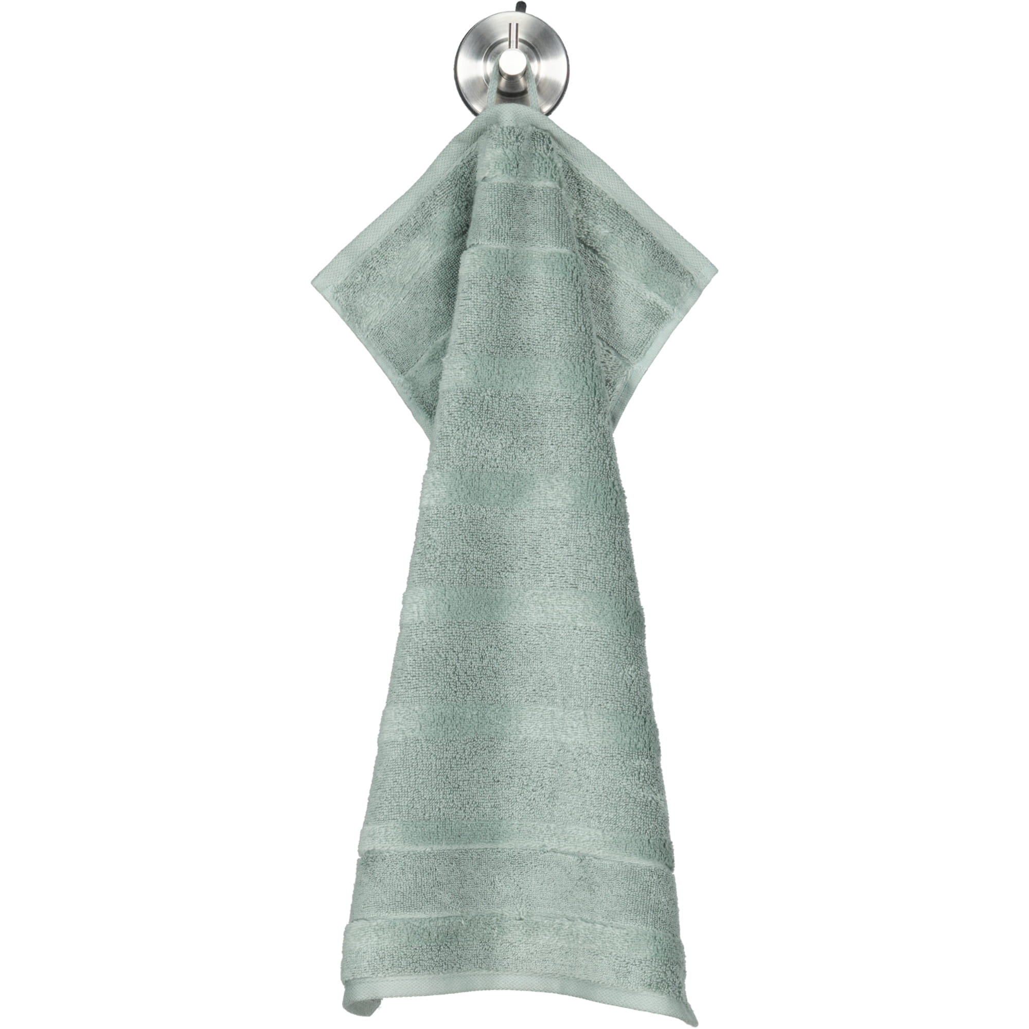 Cawö Handtücher Noblesse2 Uni 1002 nordic green - 470 - Gästetuch 30x50 cm