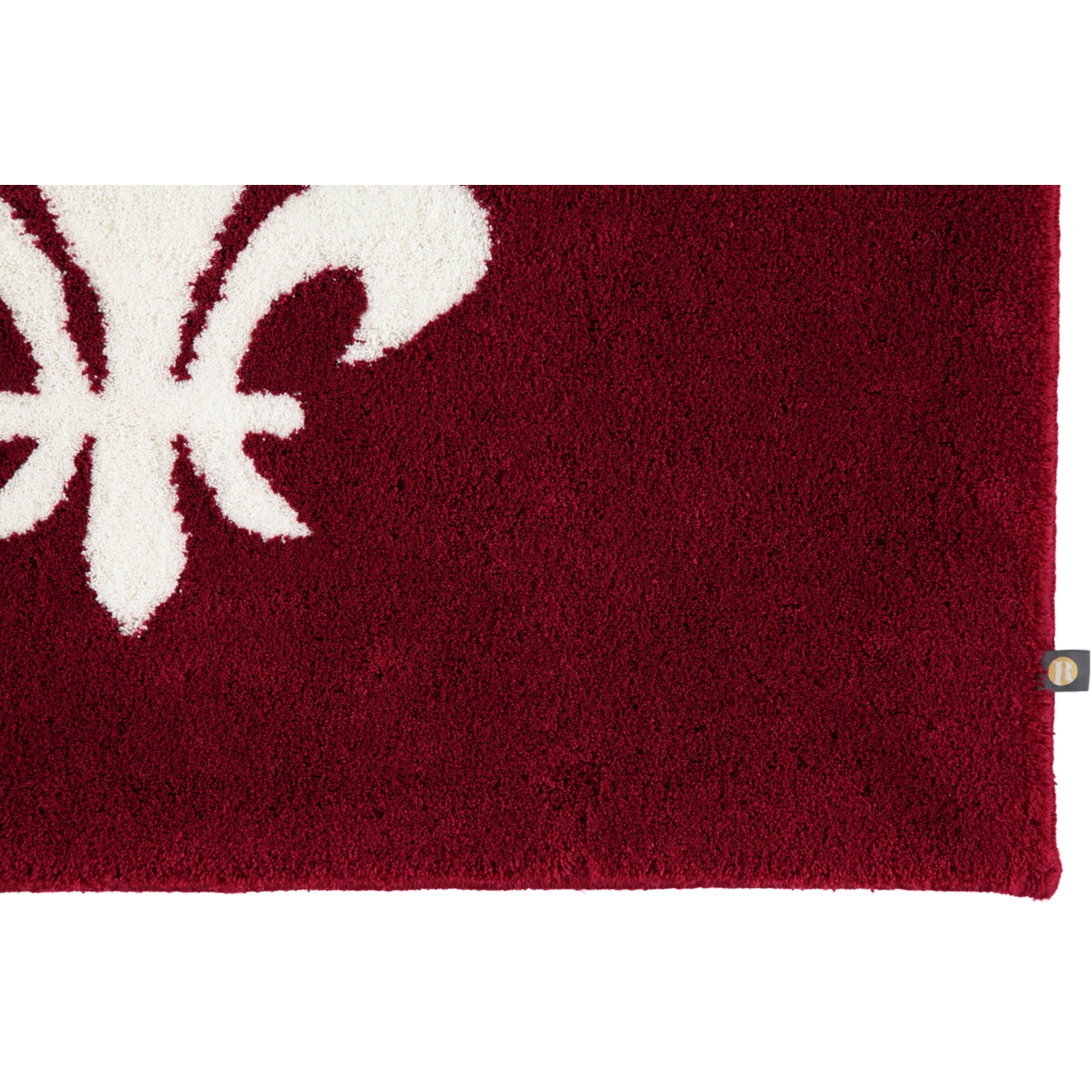 Rhomtuft - Badteppiche Lilie - Farbe: bordeaux/ecru - 1372
