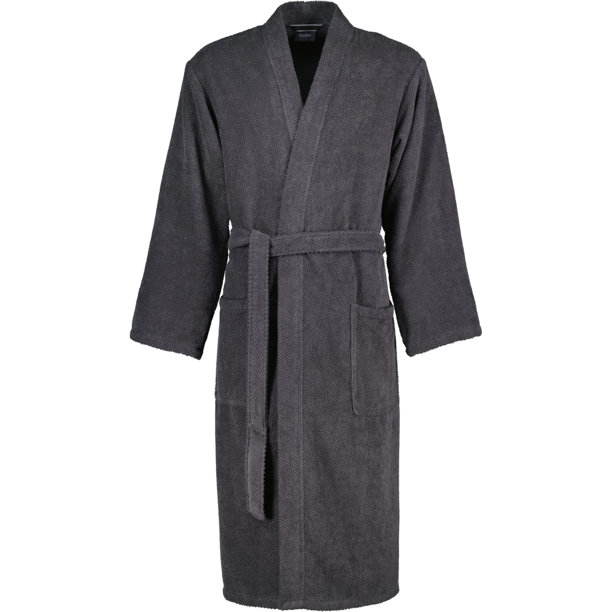 Cawö Bademäntel Herren Kimono Pure 5622 basalt - 740