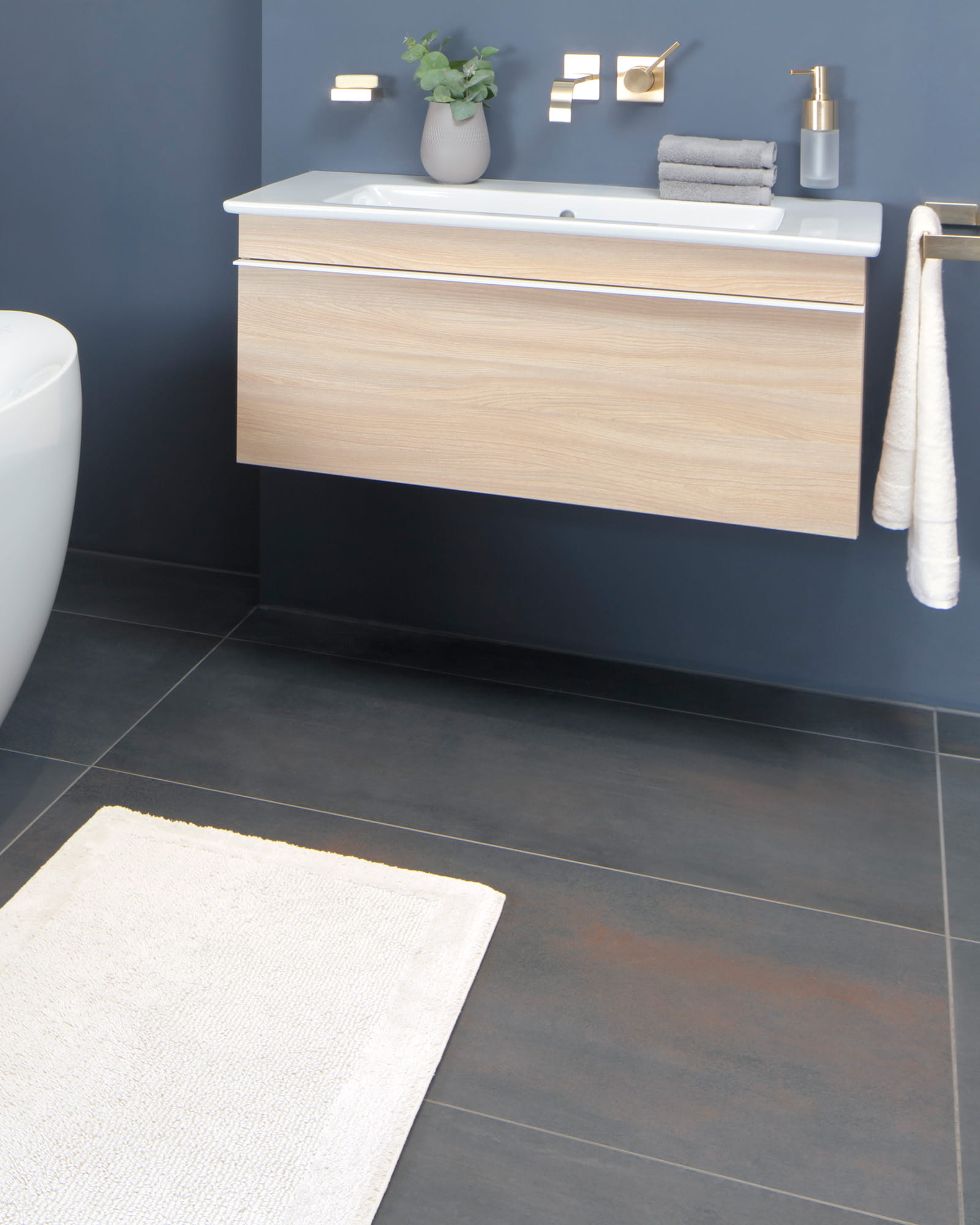 Villeroy & Boch - Badteppich Coordinates Charisma 2555 - Farbe: brilliant white - 600