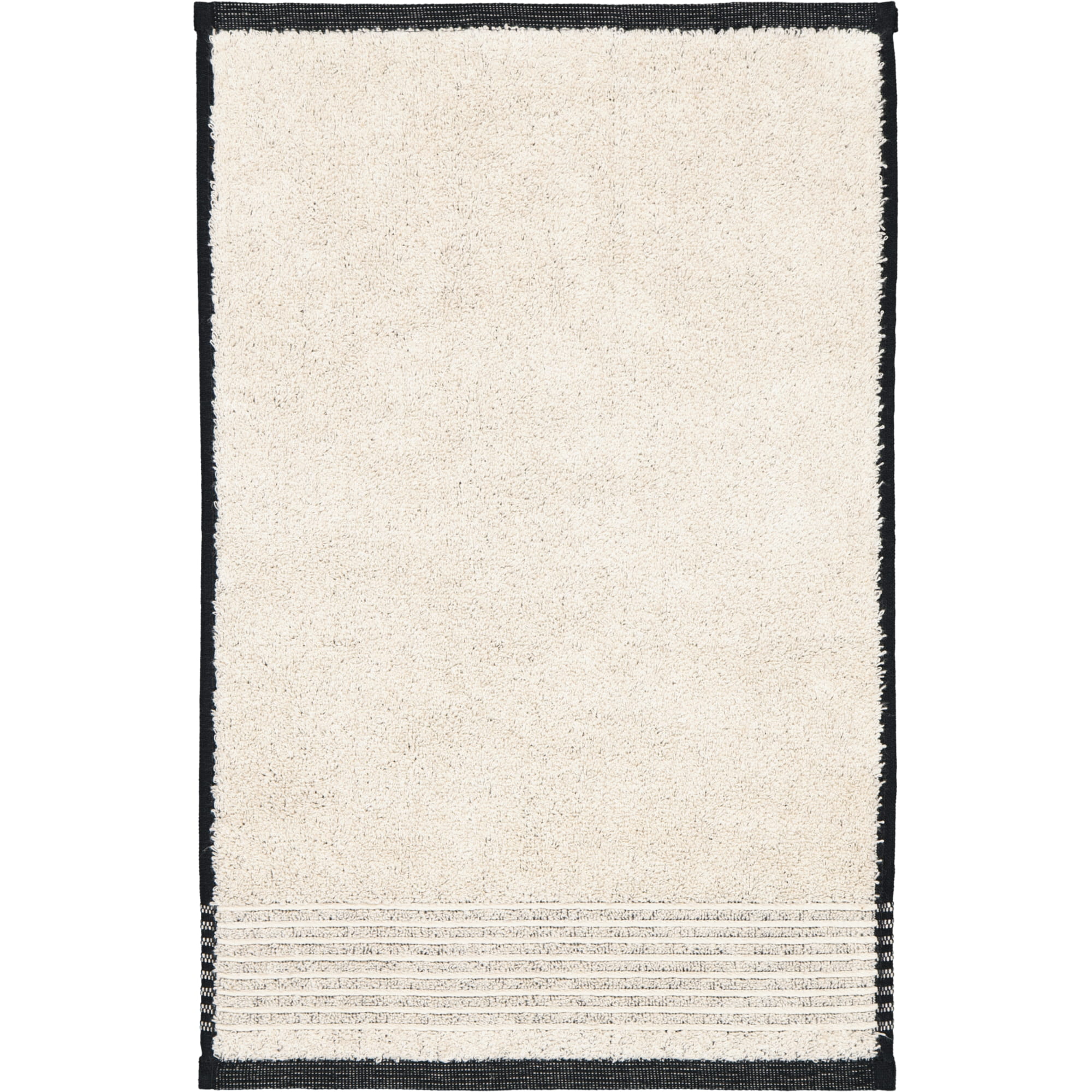 Möve - Eden - Melange mit Biesenbordüre - Farbe: natur - 081 (1-0151/8944) - Gästetuch 30x50 cm