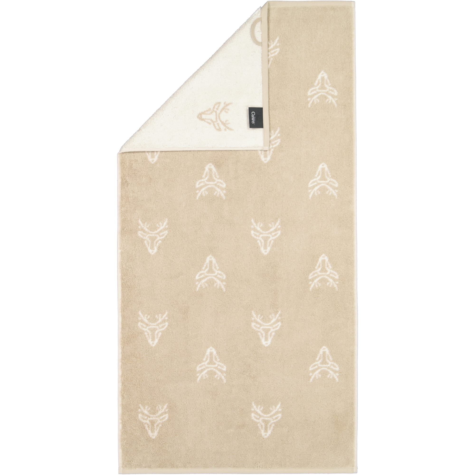 Cawö Handtücher Alpenchic Edition Allover 6229 natur - 33 - Handtuch 50x100 cm