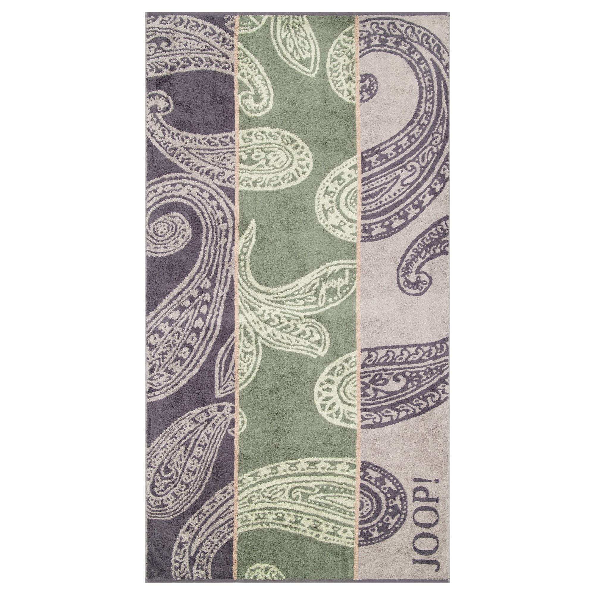 JOOP! Handtücher Contour Paisley 1714 Oliv - 47 - Duschtuch 80x150 cm