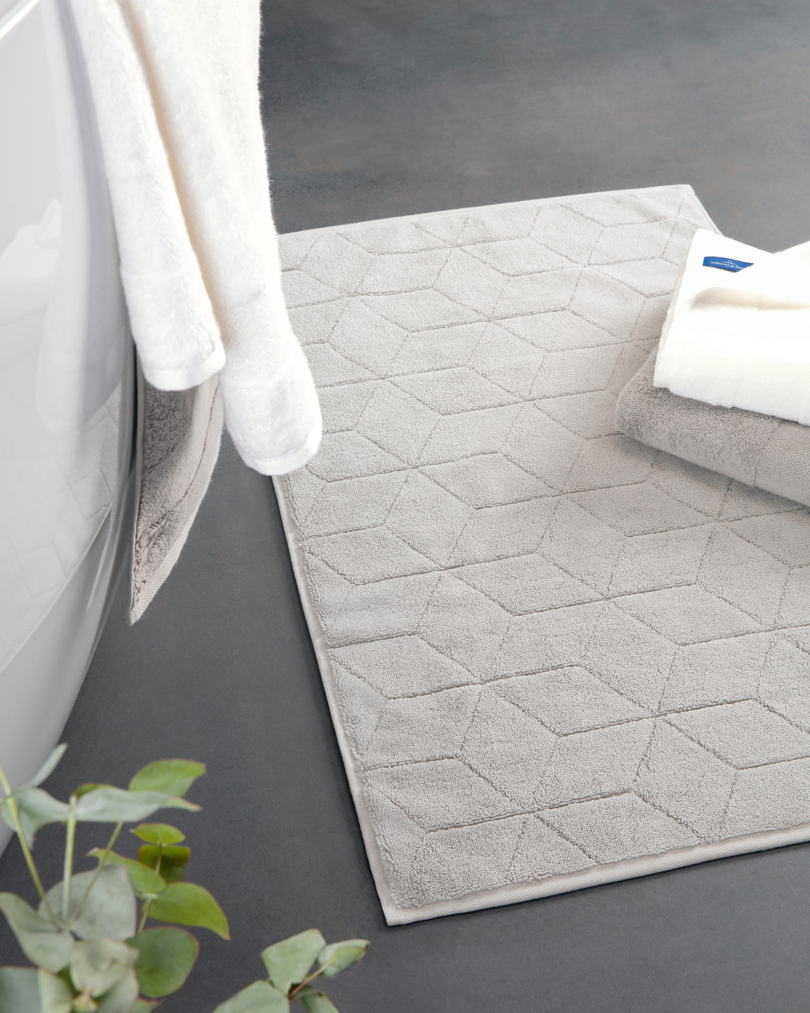 Villeroy & Boch Badematte Carré 2553 - 50x80 cm - Farbe: french linen - 705