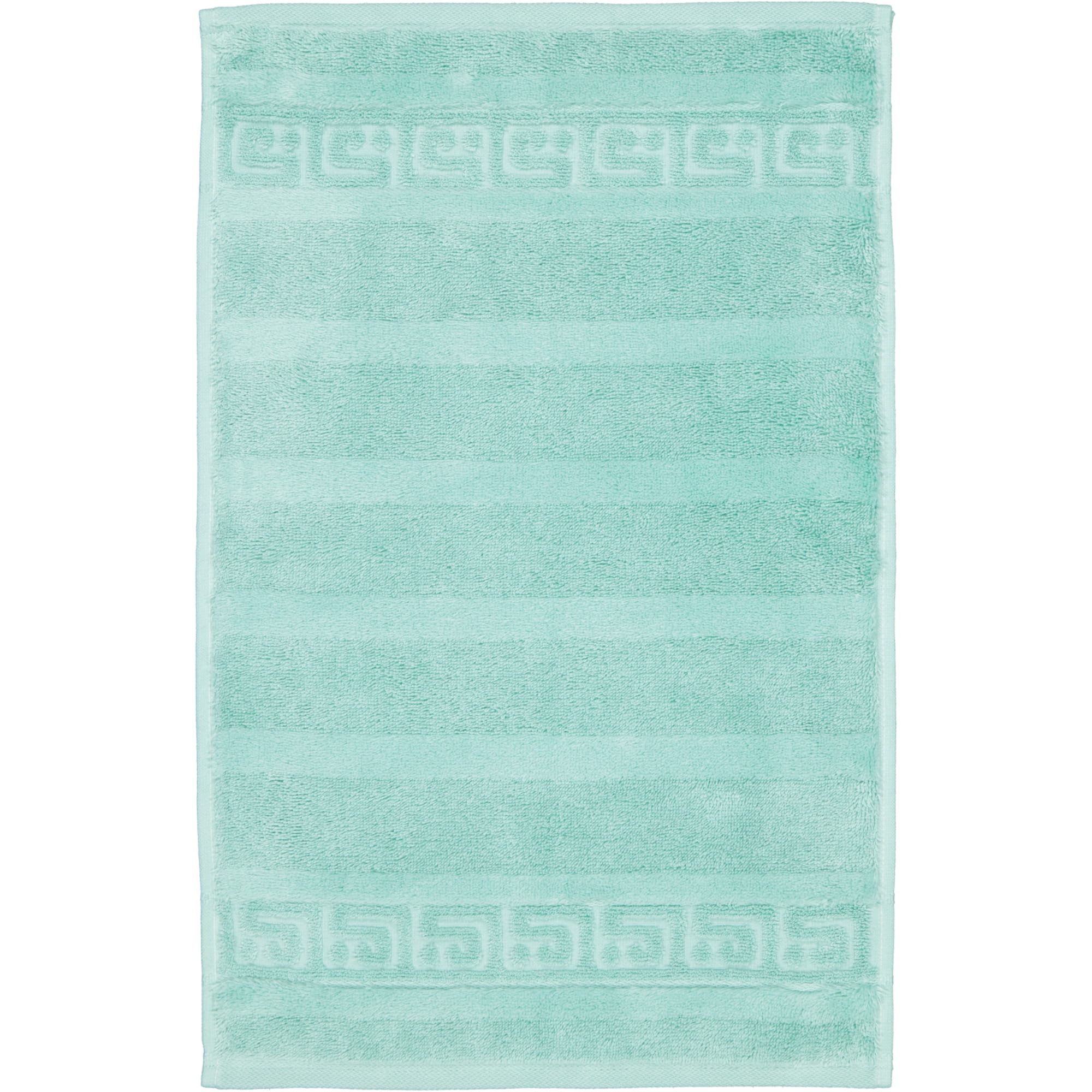Cawö - Noblesse Uni 1001 - Farbe: 474 - agavegrün - Gästetuch 30x50 cm