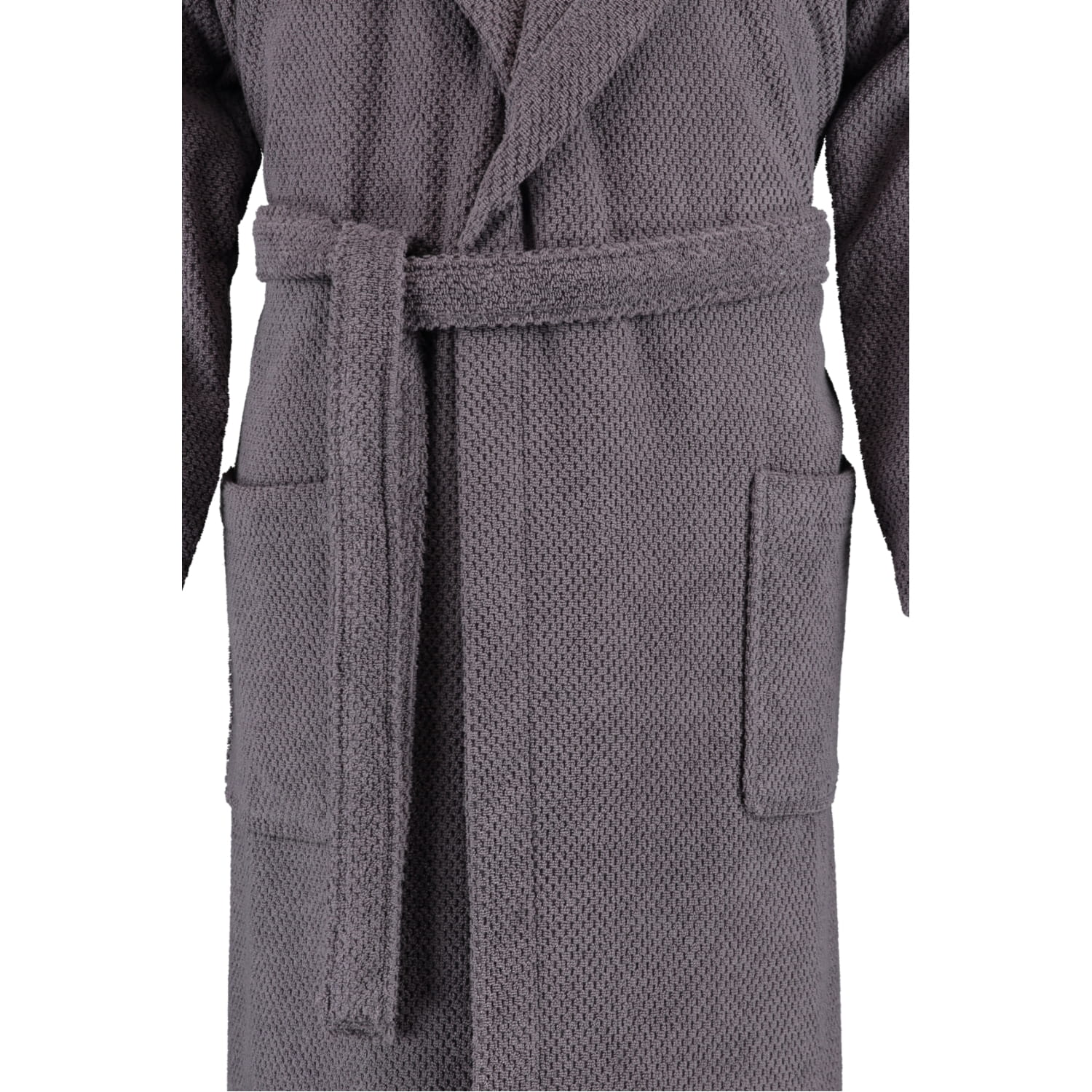 Rhomtuft - Bademantel Baronesse unisex - Farbe: zinn - 02