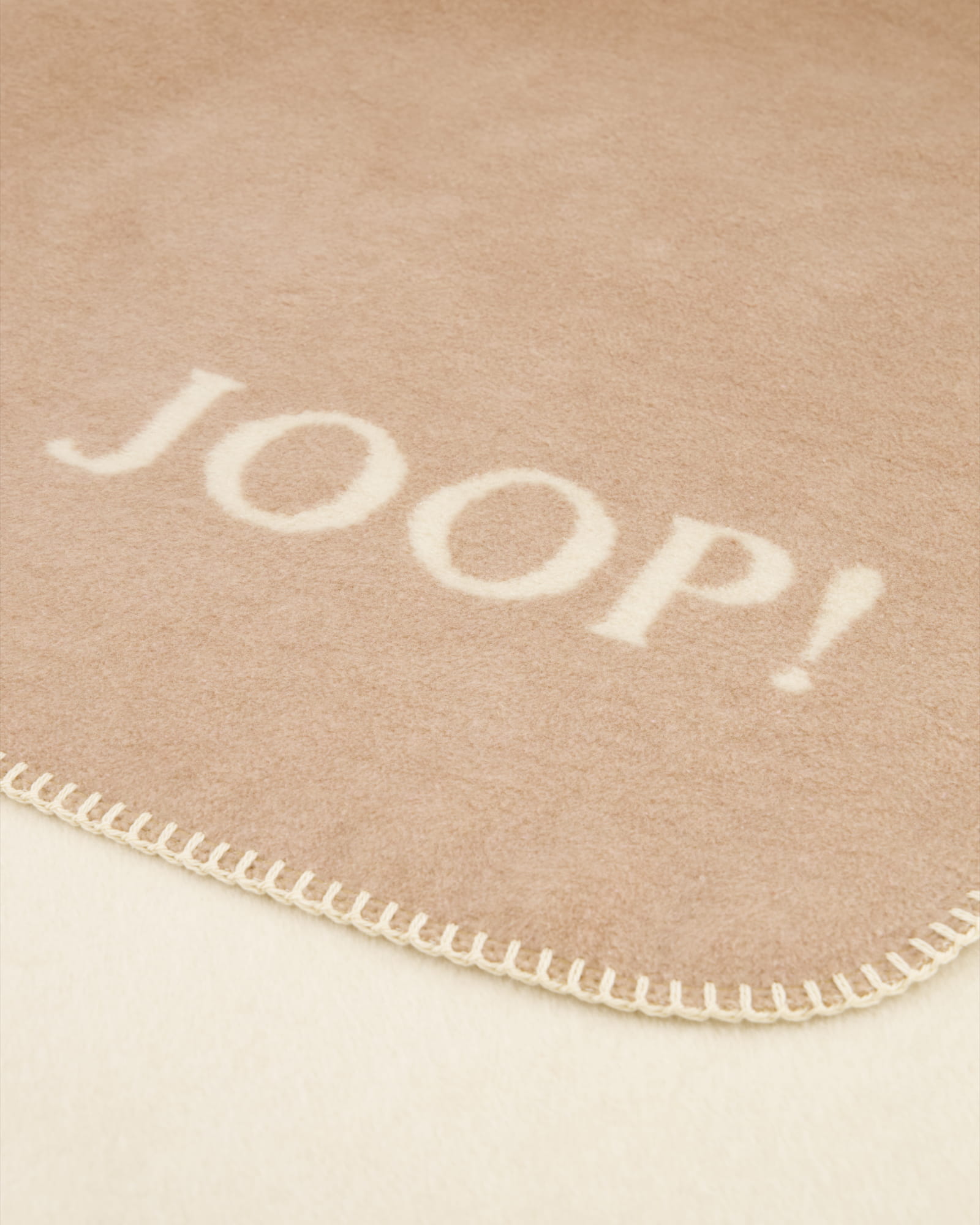 JOOP! Wohndecken Uni-Doubleface Nude-Pergament - 150x200 cm