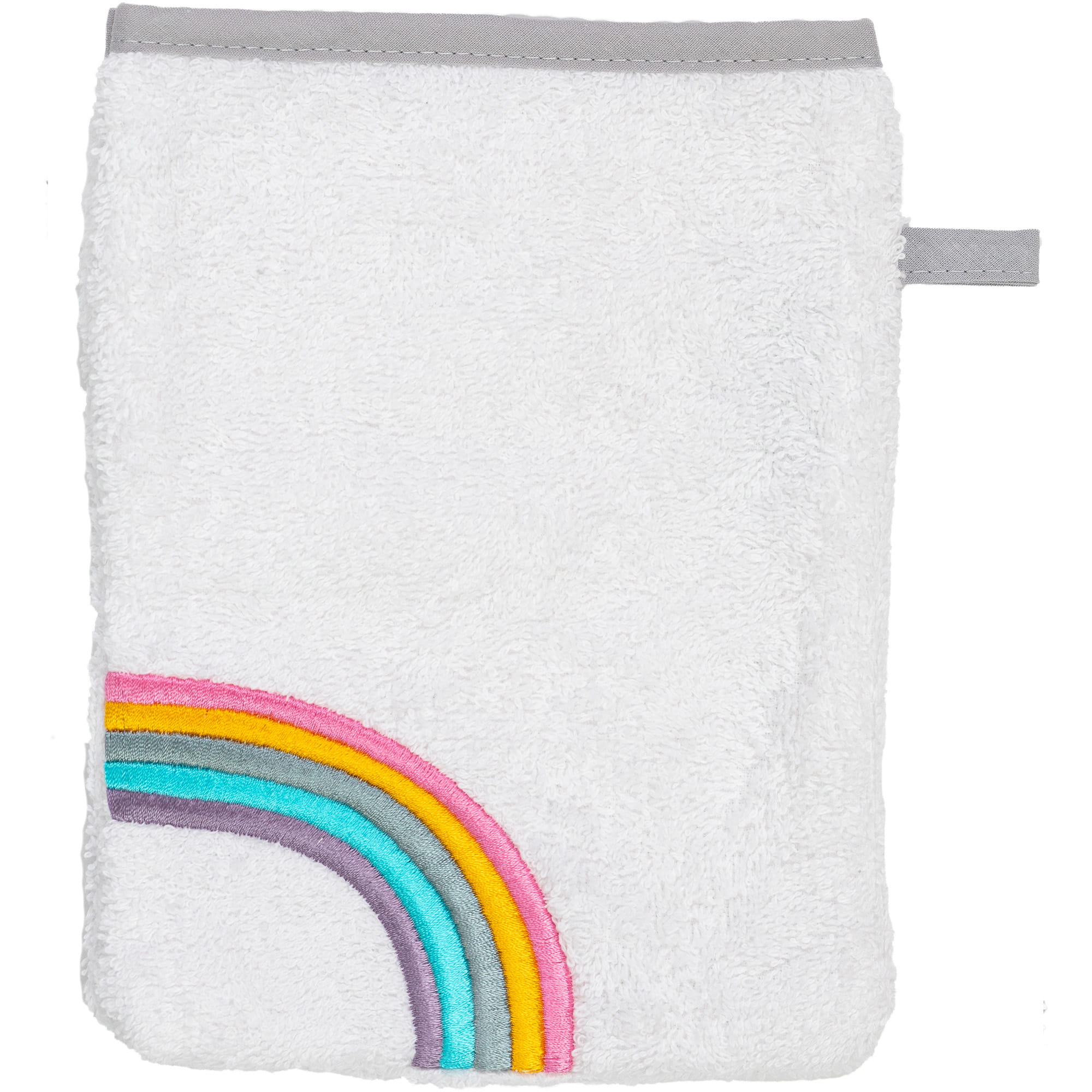 Smithy Wolkenweich Regenbogen - Wisch & Weg Waschhandschuh 16 x 21 cm  - Farbe: weiß (1904059)