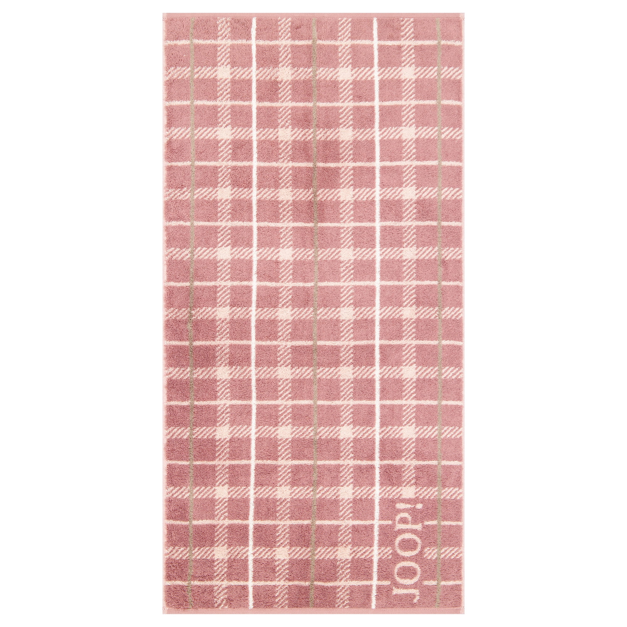 JOOP! Handtücher Contour Checked 1715 Mauve - 23 - Handtuch 50x100 cm
