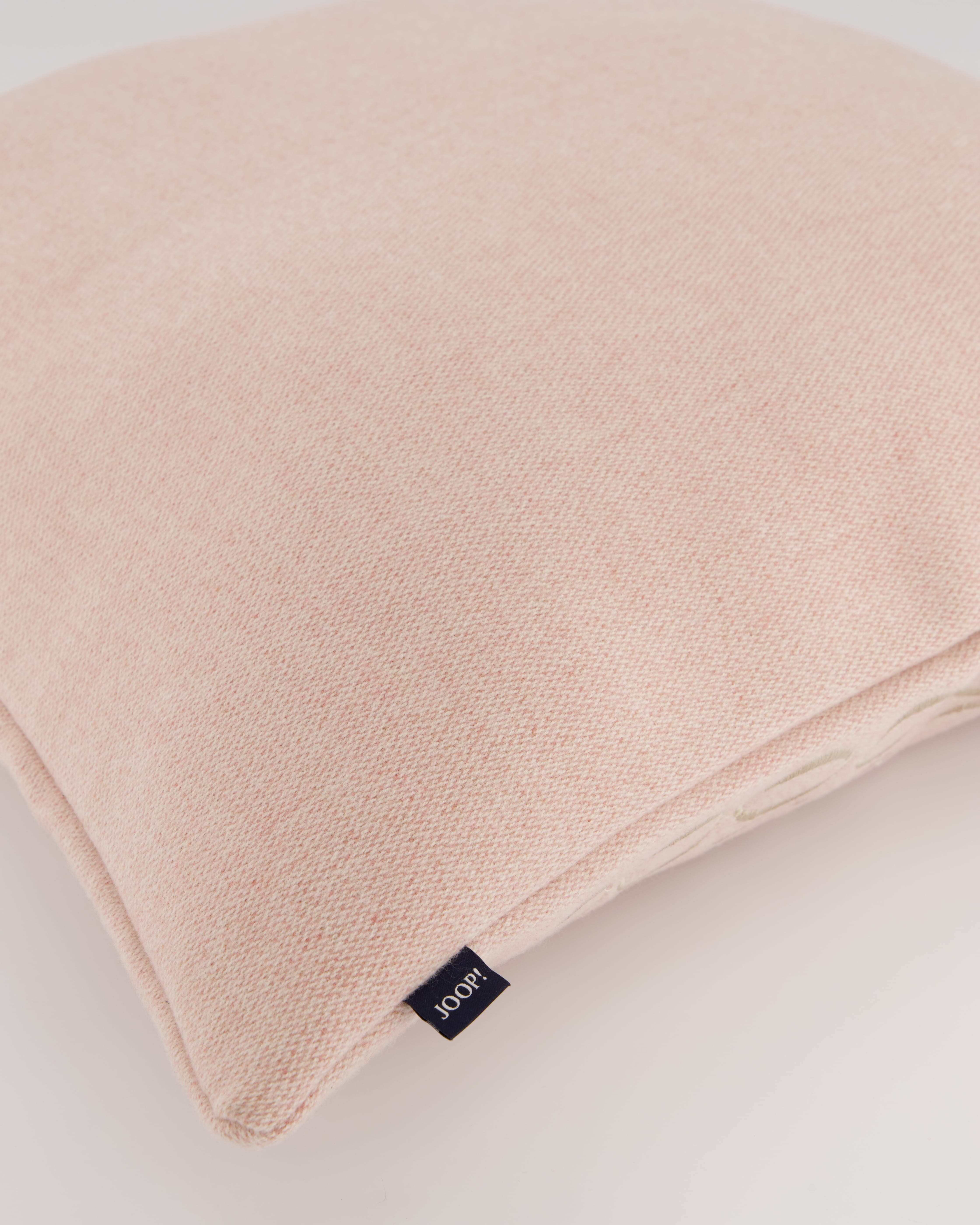 JOOP! Kissenhüllen Fine Signature Rose - 075 - 50x50 cm
