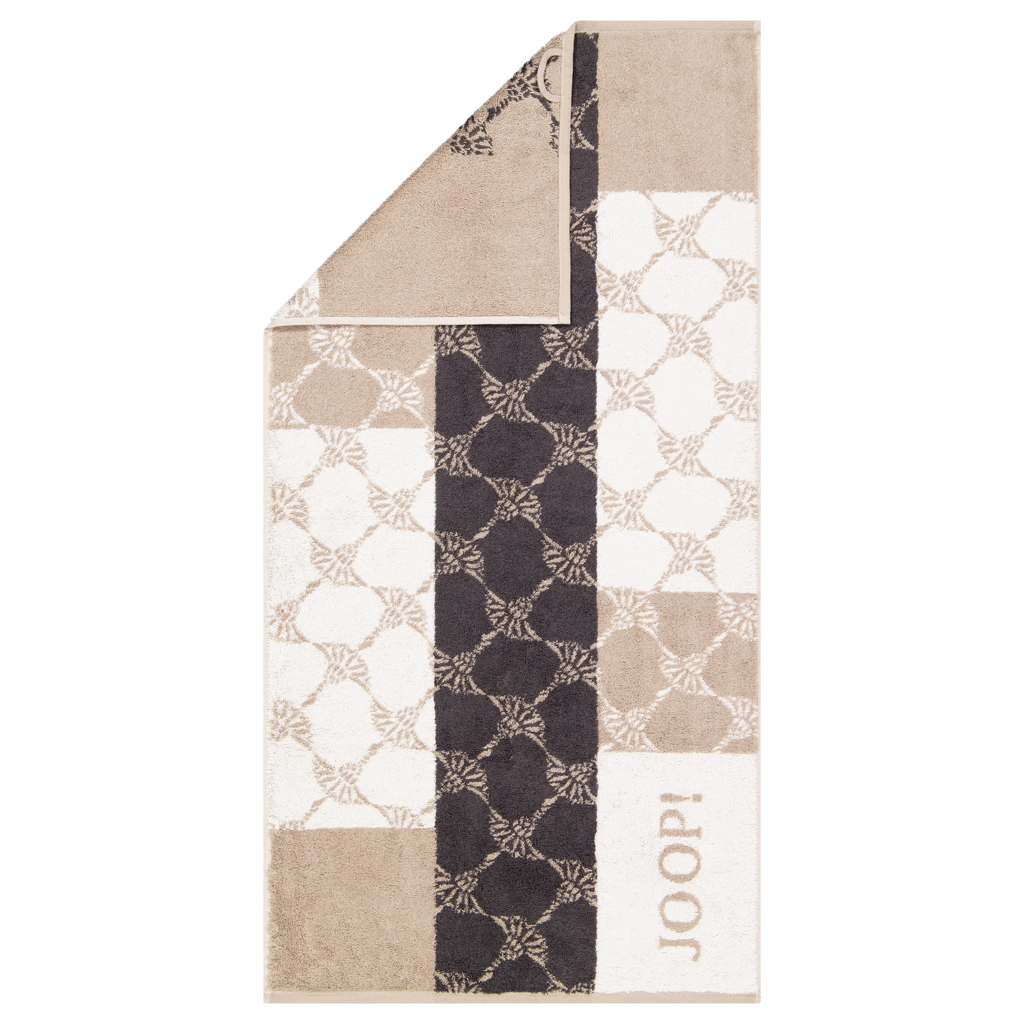 JOOP! Handtücher Sauna Squares 1719 Natur - 37 - Handtuch 50x100 cm