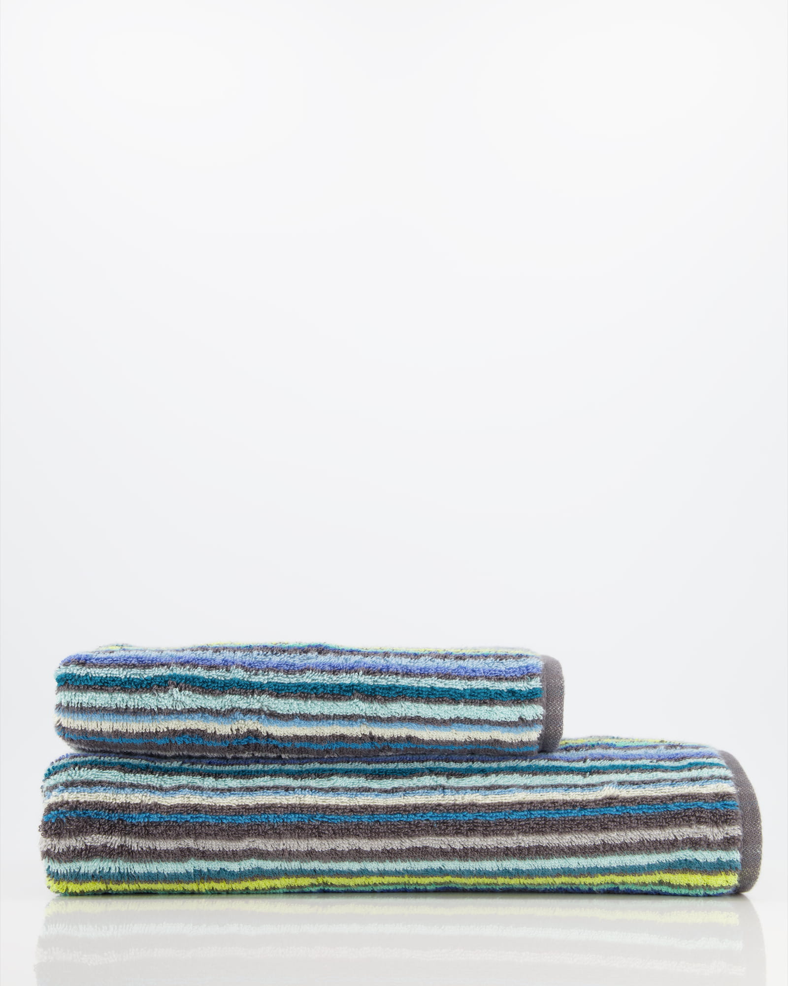 Cawö Handtücher Remake Streifen 2020 grün-multicolor - 16