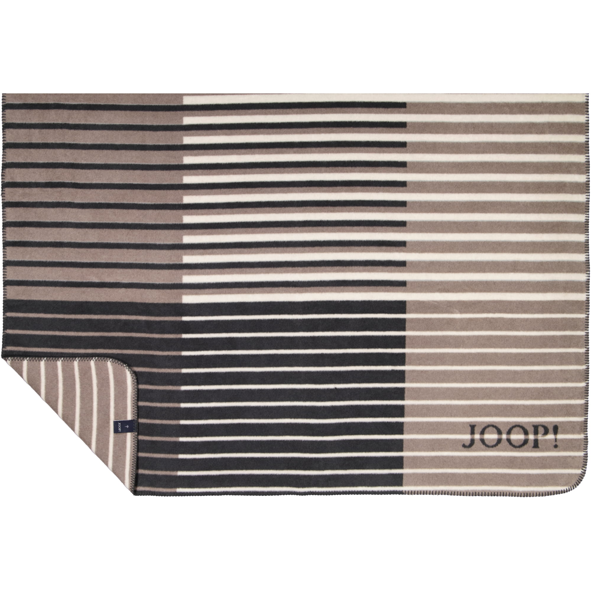 JOOP! Wohndecken Divided Stein - 150x200 cm