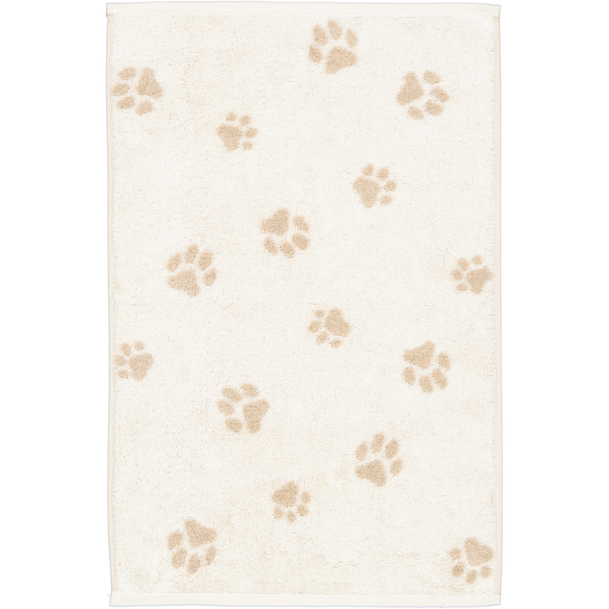 Cawö Handtücher WE LOVE DOGS Paws 6247 Natur-Beige - 33 - Gästetuch 30x50 cm