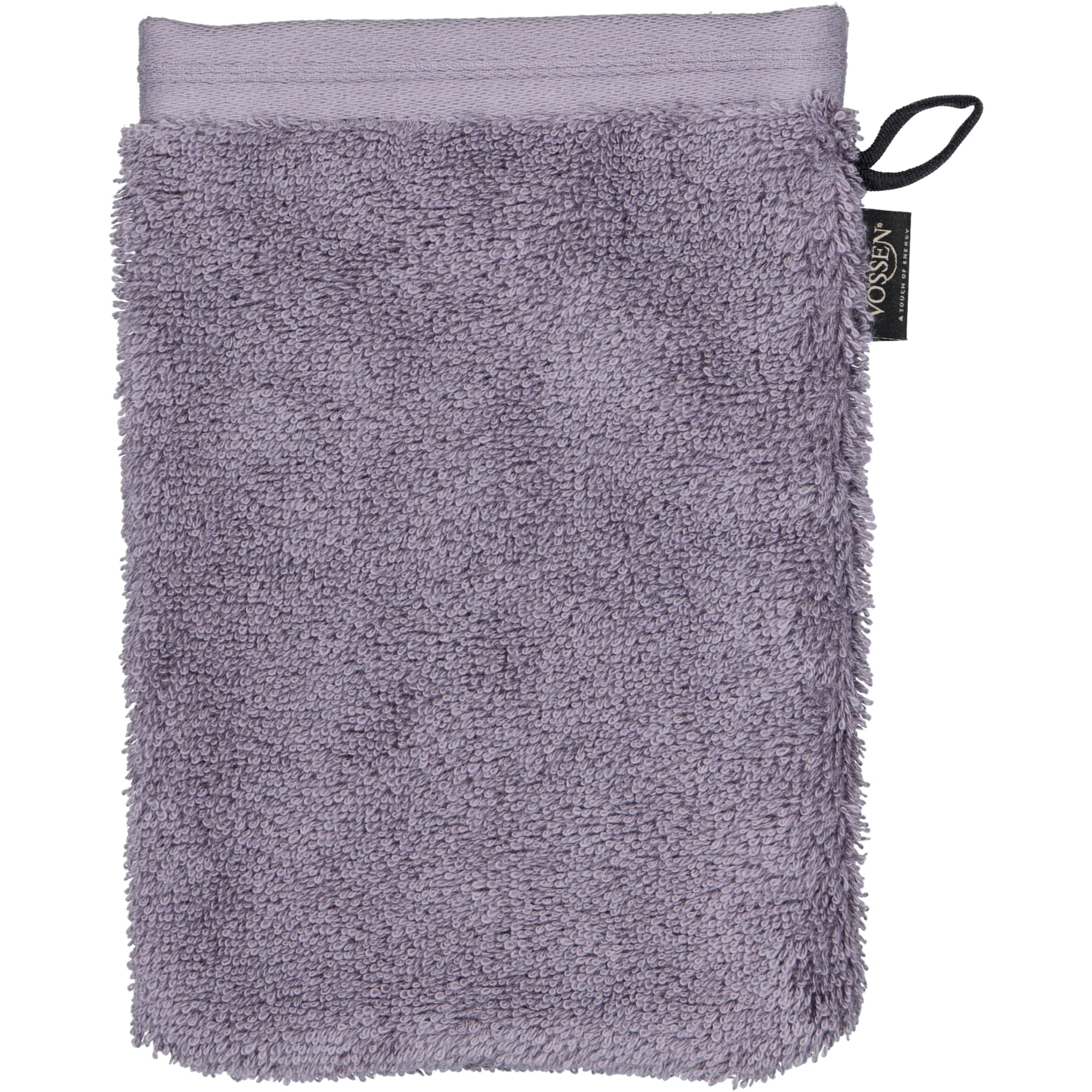 Vossen Handtücher Vegan Life dunkelgrau - 7410 - Waschhandschuh 16x22 cm