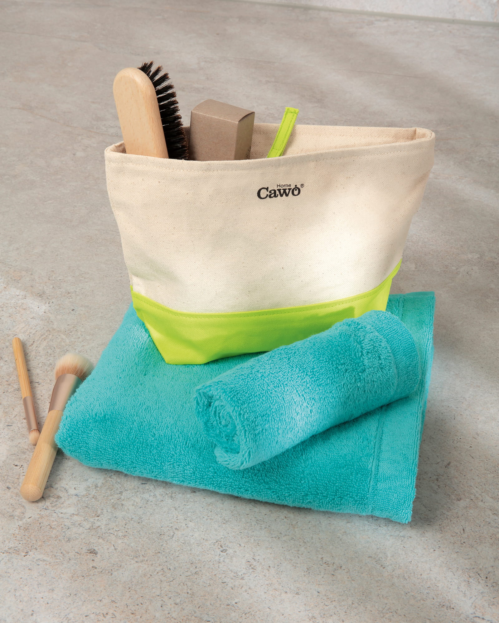 Cawö Kulturtaschen Accessory Bag 55707 lime - 43 - 18x26 cm