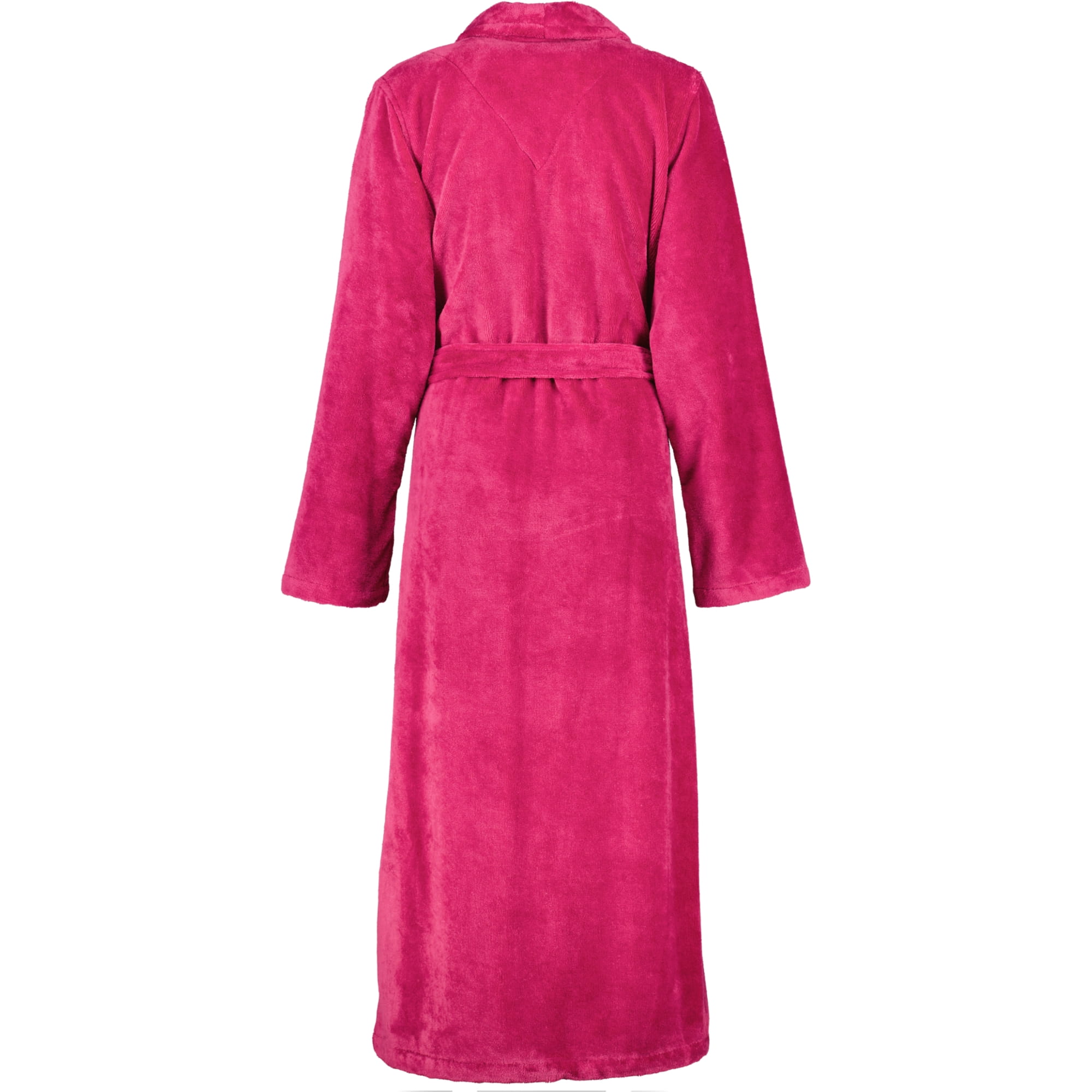 Cawö Home Damen Bademantel Schalkragen 806 - Farbe: beere - 22