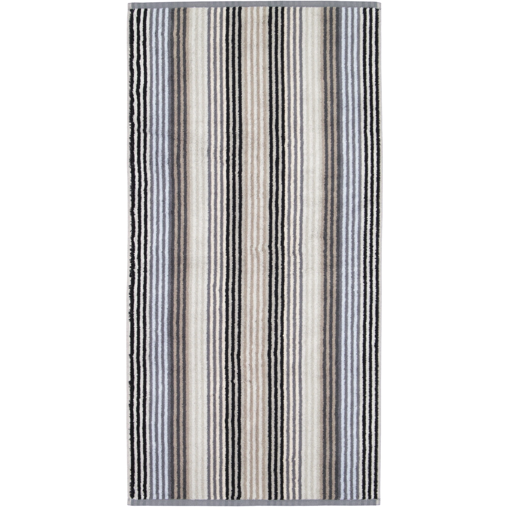 Cawö - Unique Streifen 944 - Farbe: anthrazit - 77 - Handtuch 50x100 cm