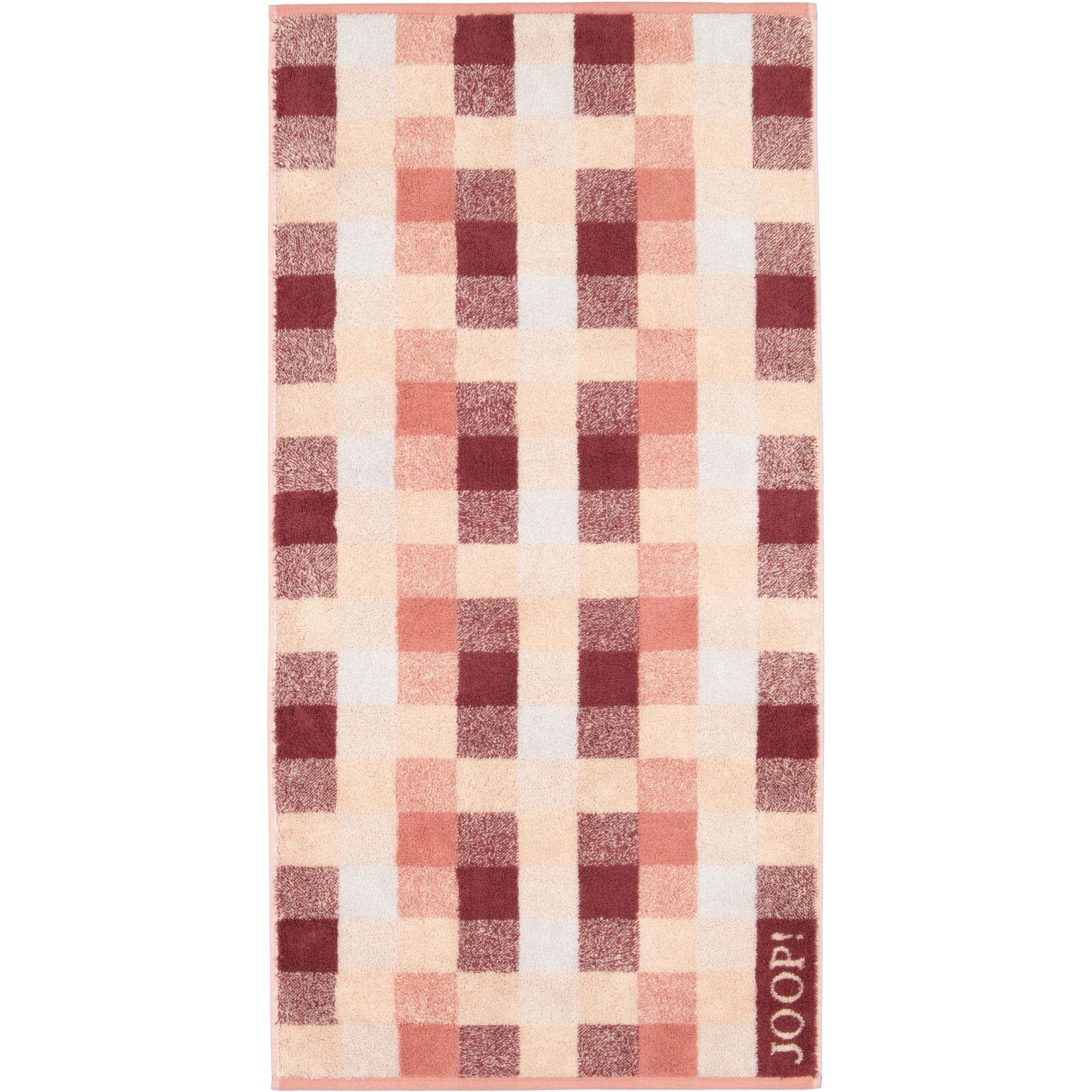 JOOP! Handtücher Vibe Karo 1699 puder - 22 - Handtuch 50x100 cm