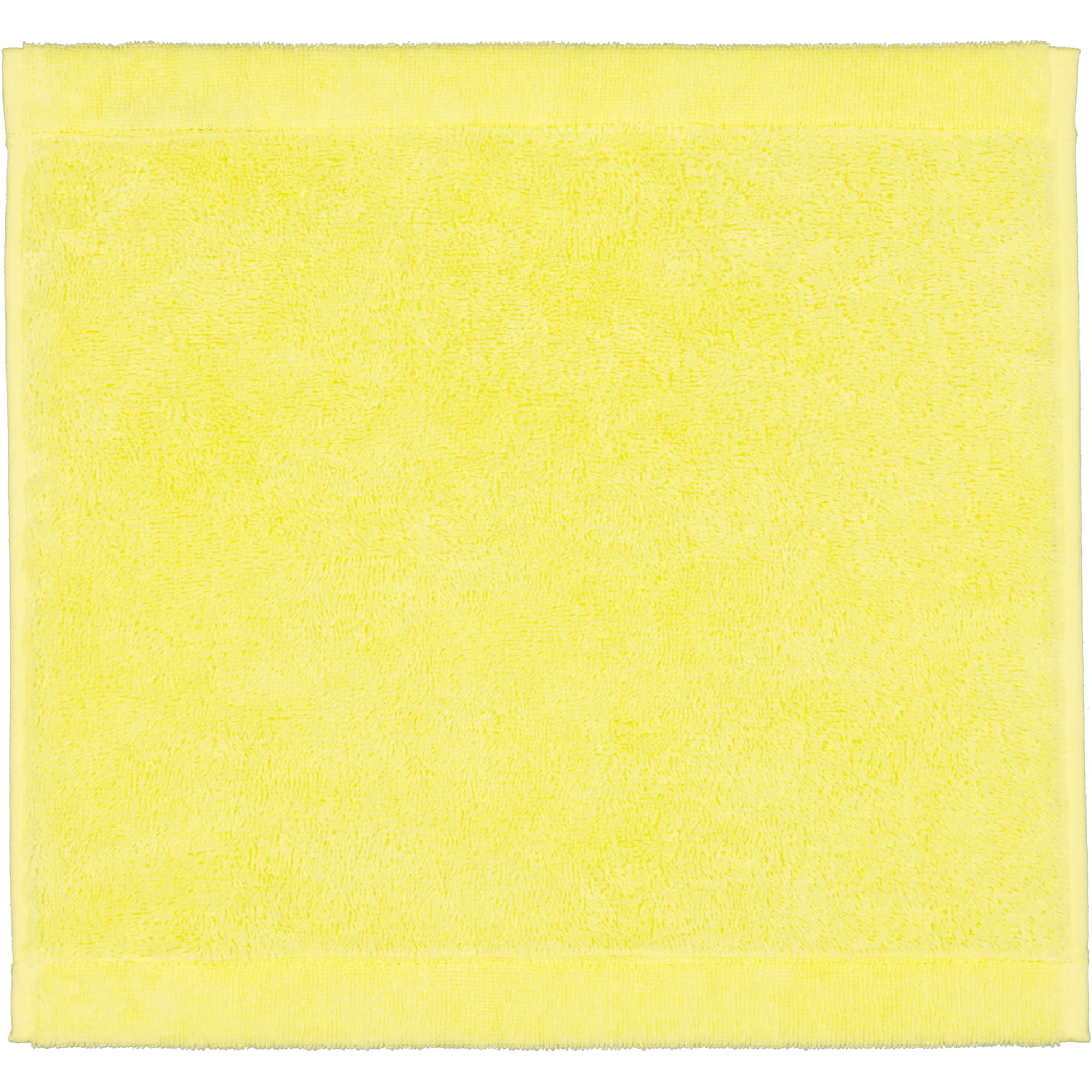 Cawö Handtücher Lifestyle Uni 7007 lemon - 501 - Seiflappen 30x30 cm