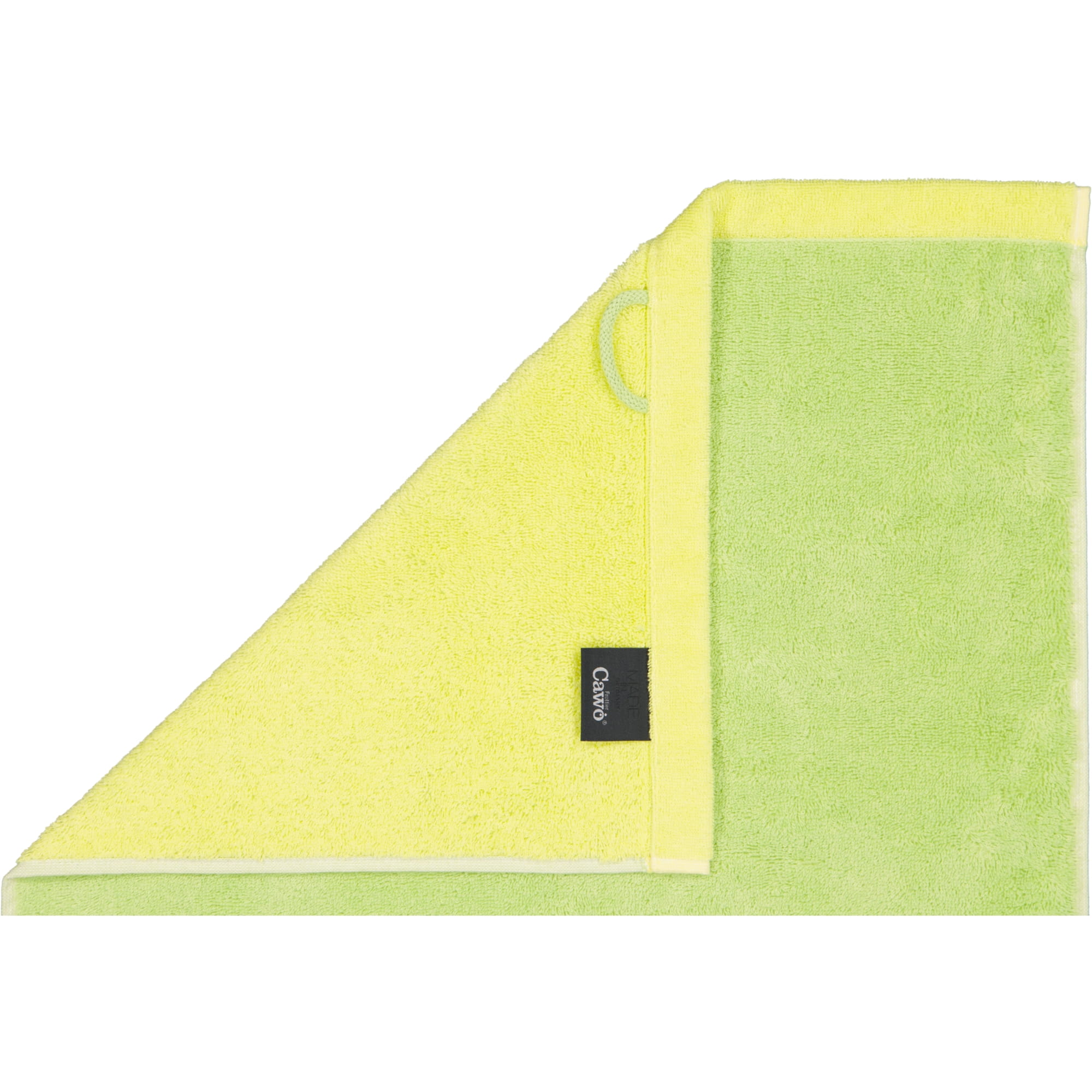 Cawö Handtücher Lifestyle Splash 7071 pistazie/lemon - 45 - Gästetuch 30x50 cm