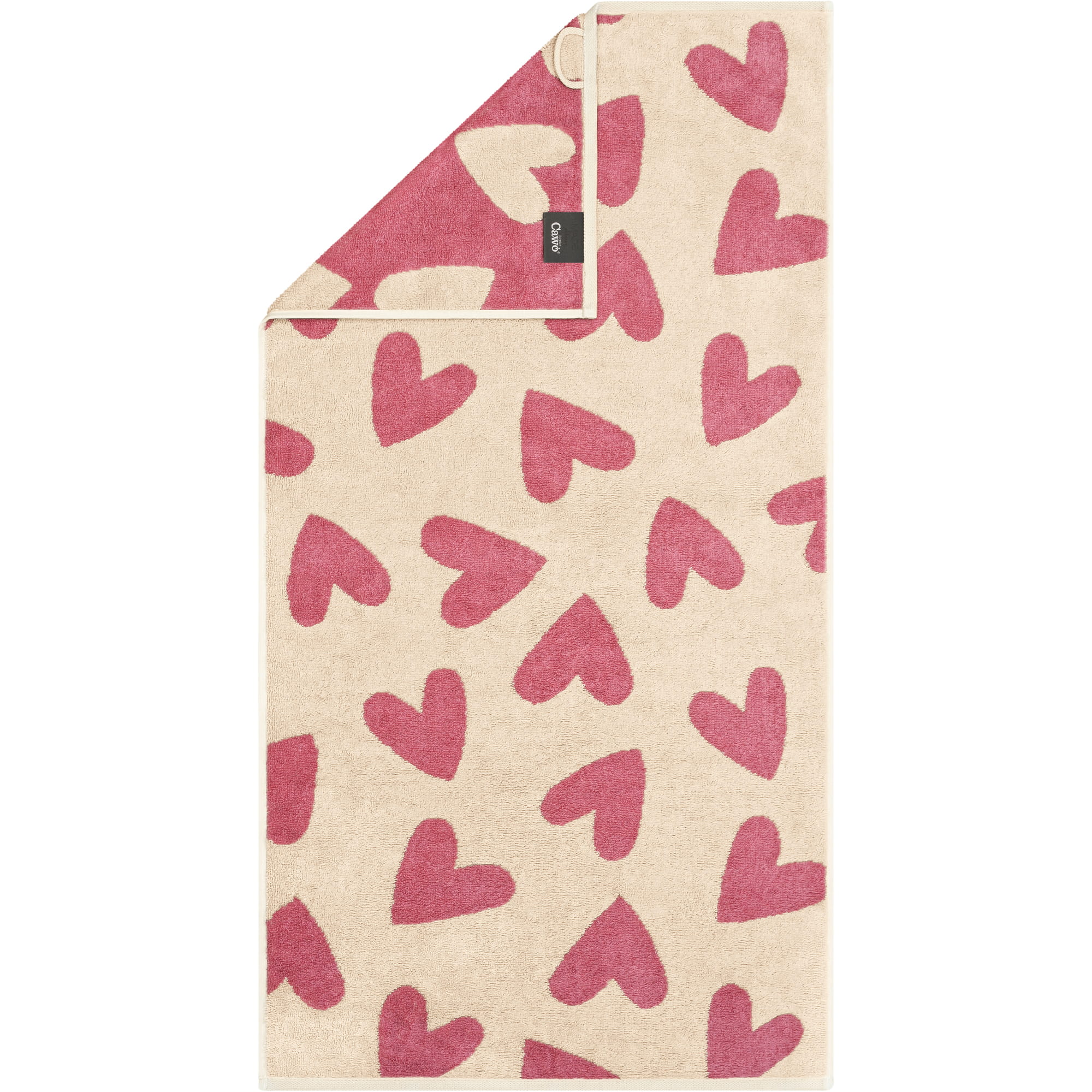 Cawö Handtücher Heart Beats Hearts 6275 beere - 32