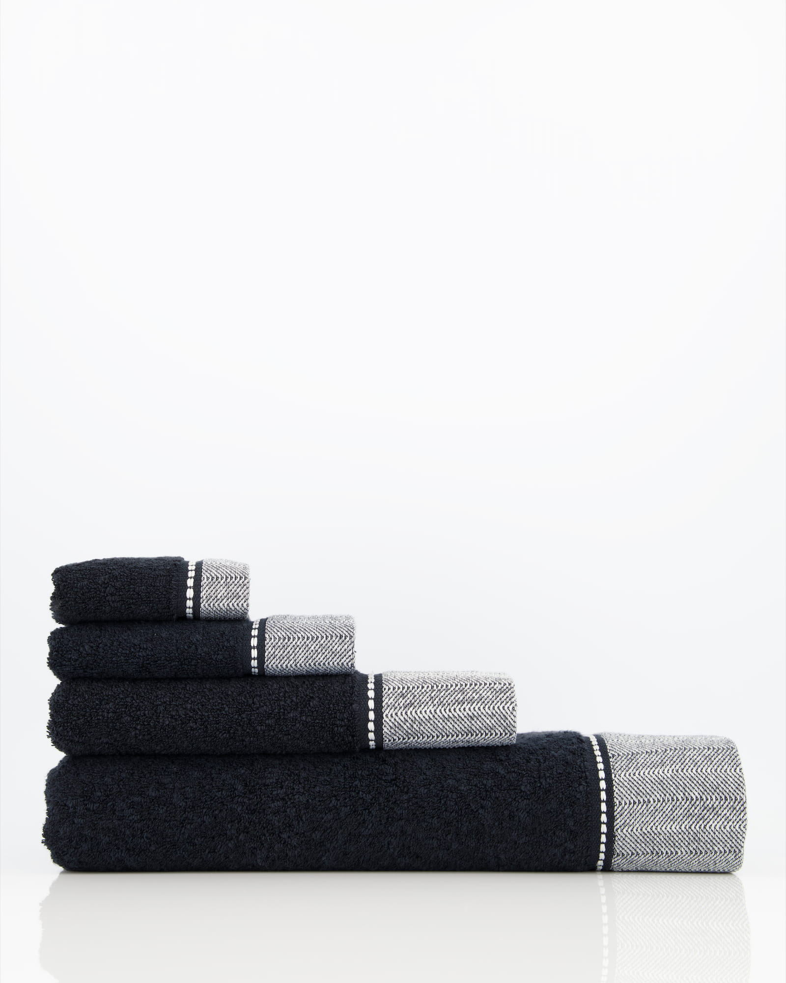 Möve Brooklyn Uni - Farbe:  black - 199 (1-0669/8970) - Waschhandschuh 15x20 cm