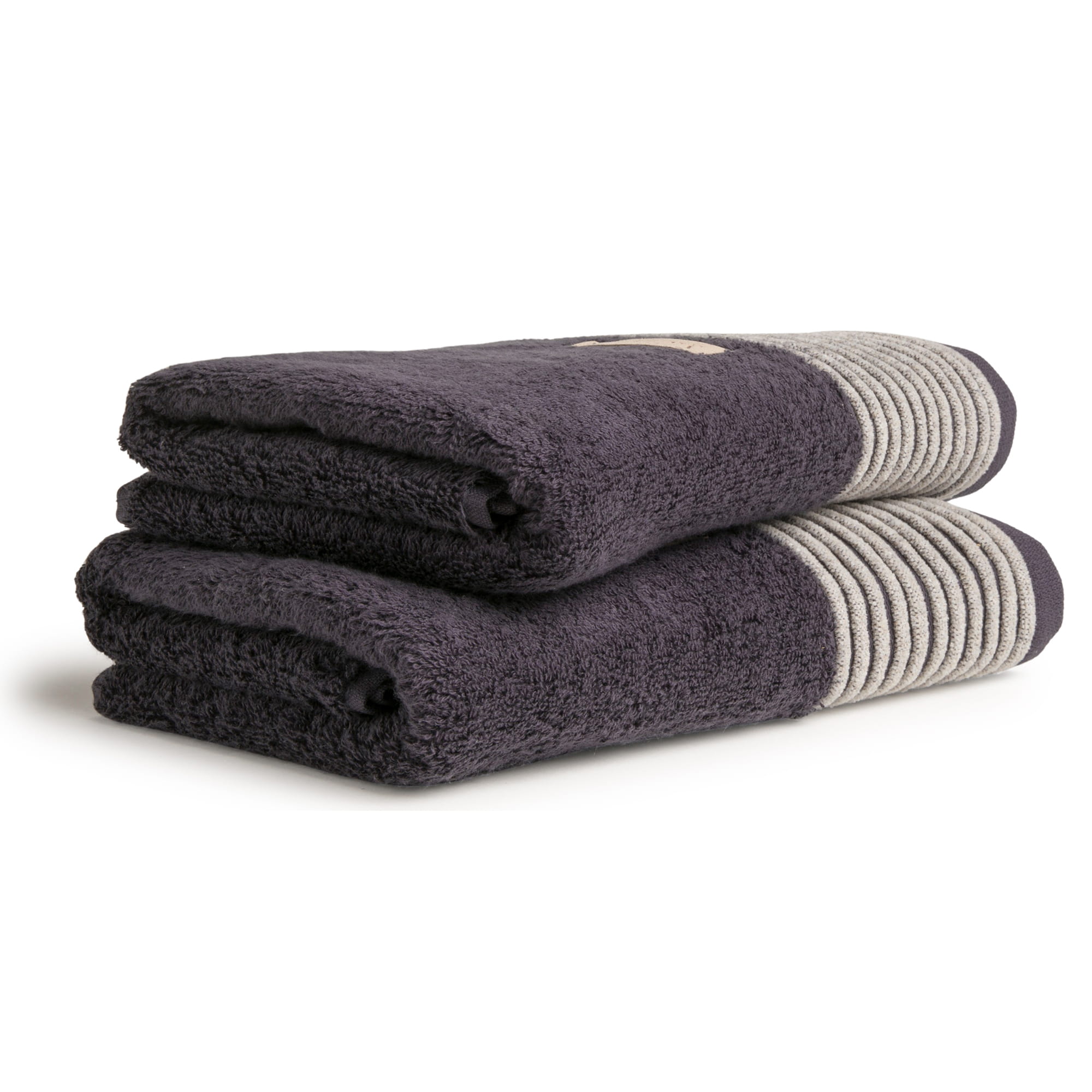 Möve Handtücher Wellness Chenille-Bordüre dark grey - 820