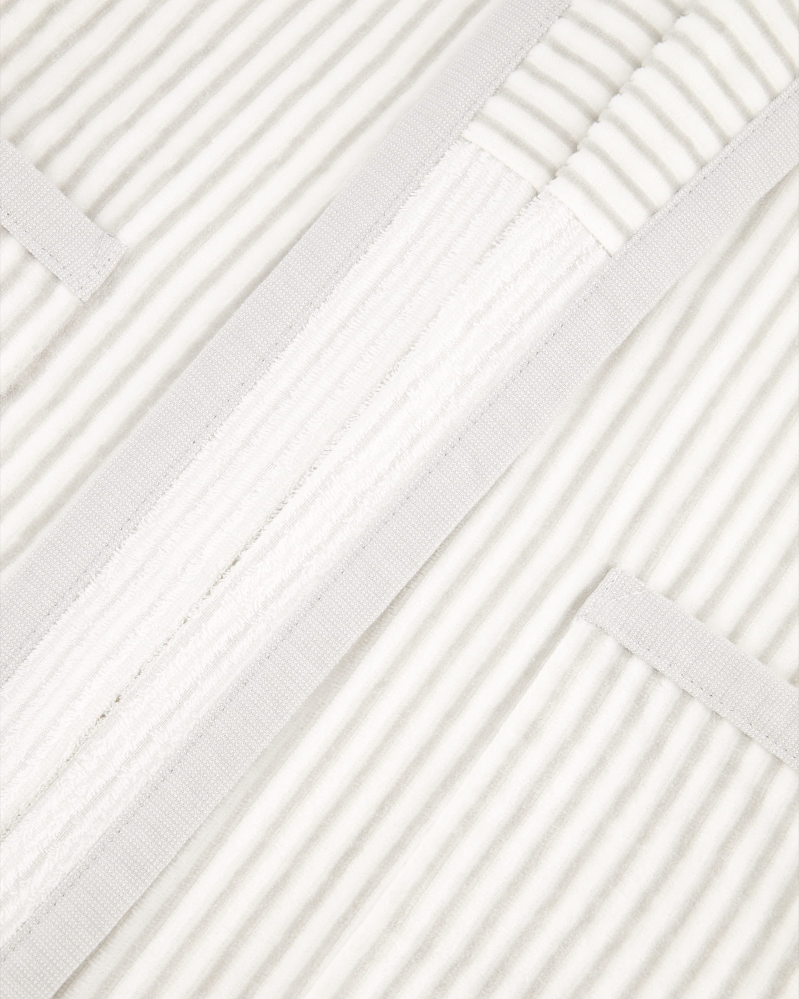 Cawö - Damen Bademantel Schalkragen 3423 - Farbe: weiss/silber - 76