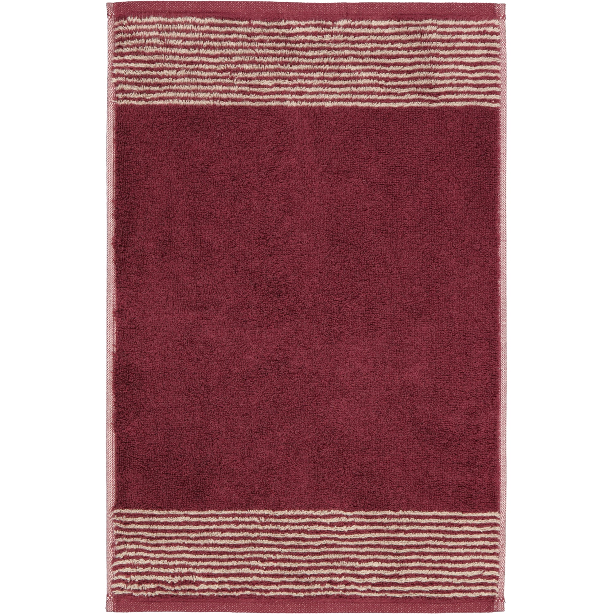 Cawö Handtücher Luxury Home Two-Tone 590 bordeaux - 23 - Gästetuch 30x50 cm