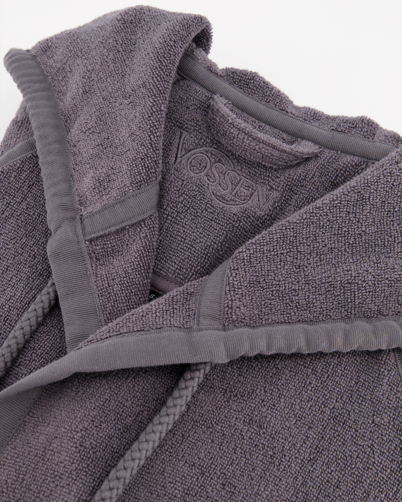 Vossen Bademäntel Damen Kurzmantel mit Kapuze Jive graphit - 7660