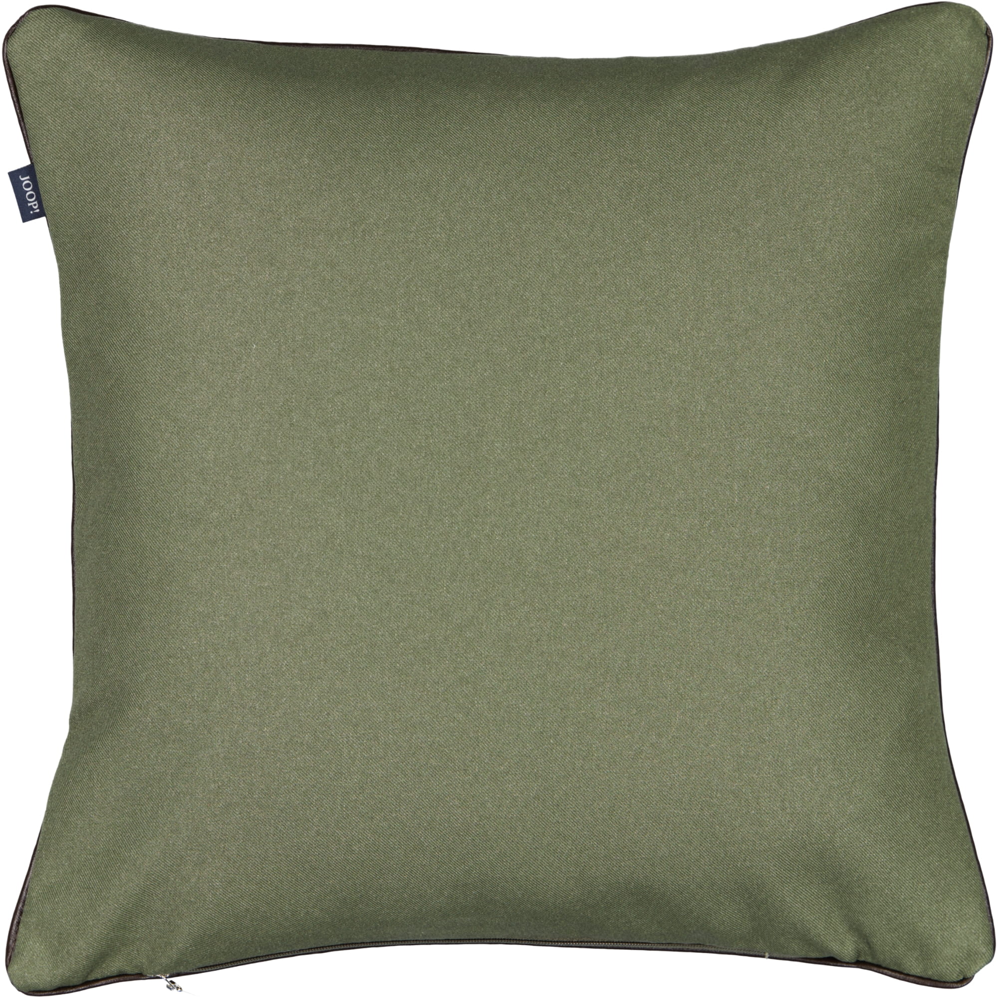 JOOP! Kissenhüllen Essential Oliv - 090 - 40x40 cm