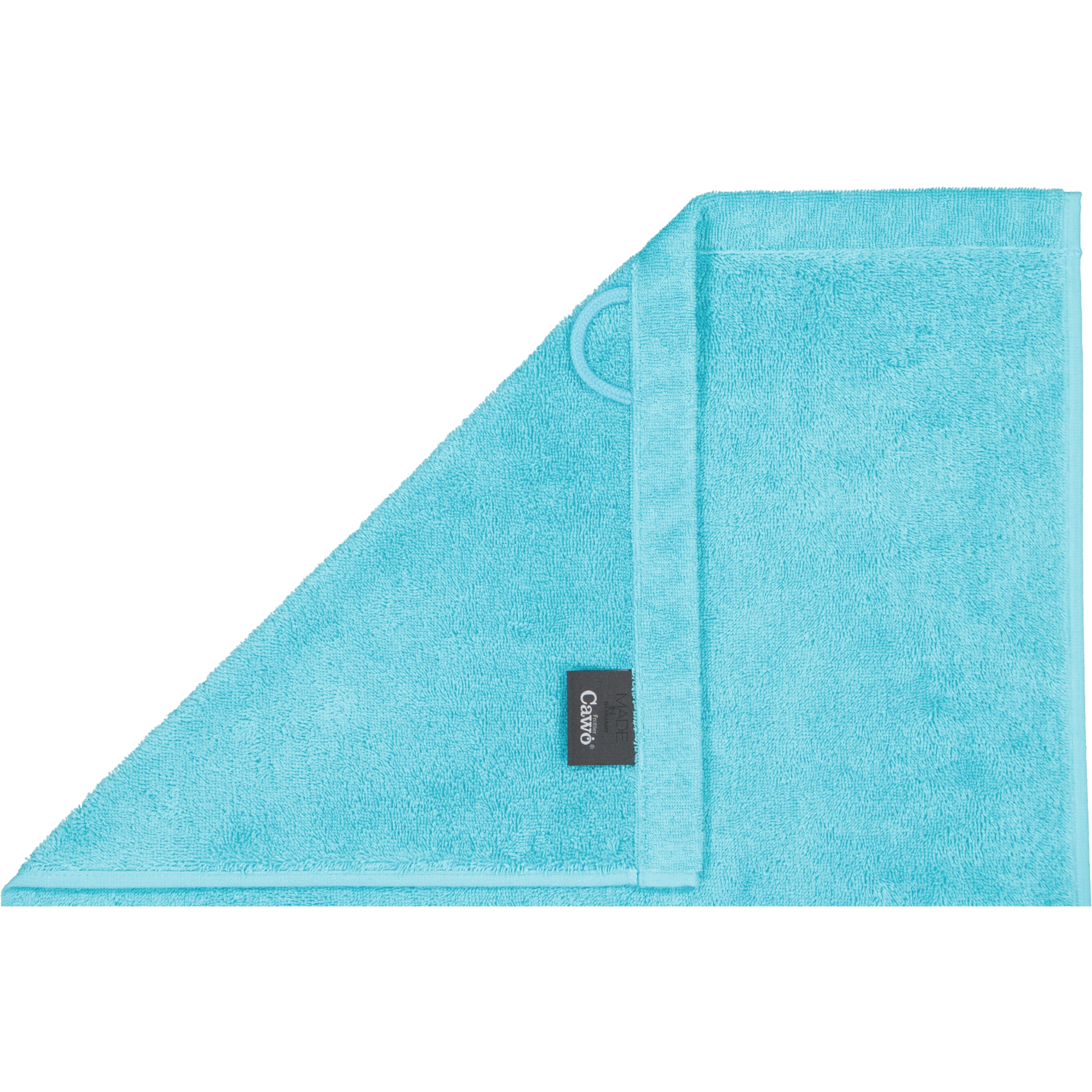 Cawö Handtücher Lifestyle Uni 7007 türkis - 430 - Handtuch 50x100 cm