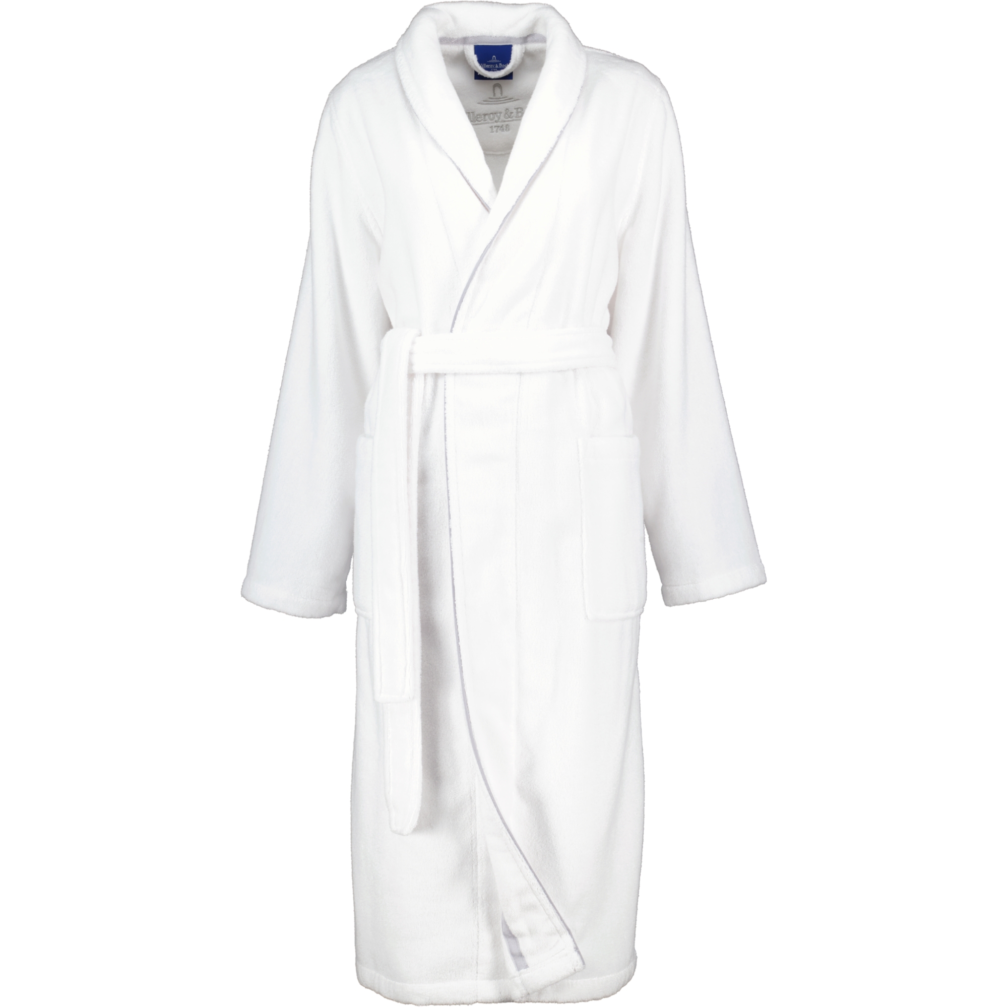 Villeroy & Boch Damen Bademantel Schalkragen 2520 - Farbe: brilliant-white - 67