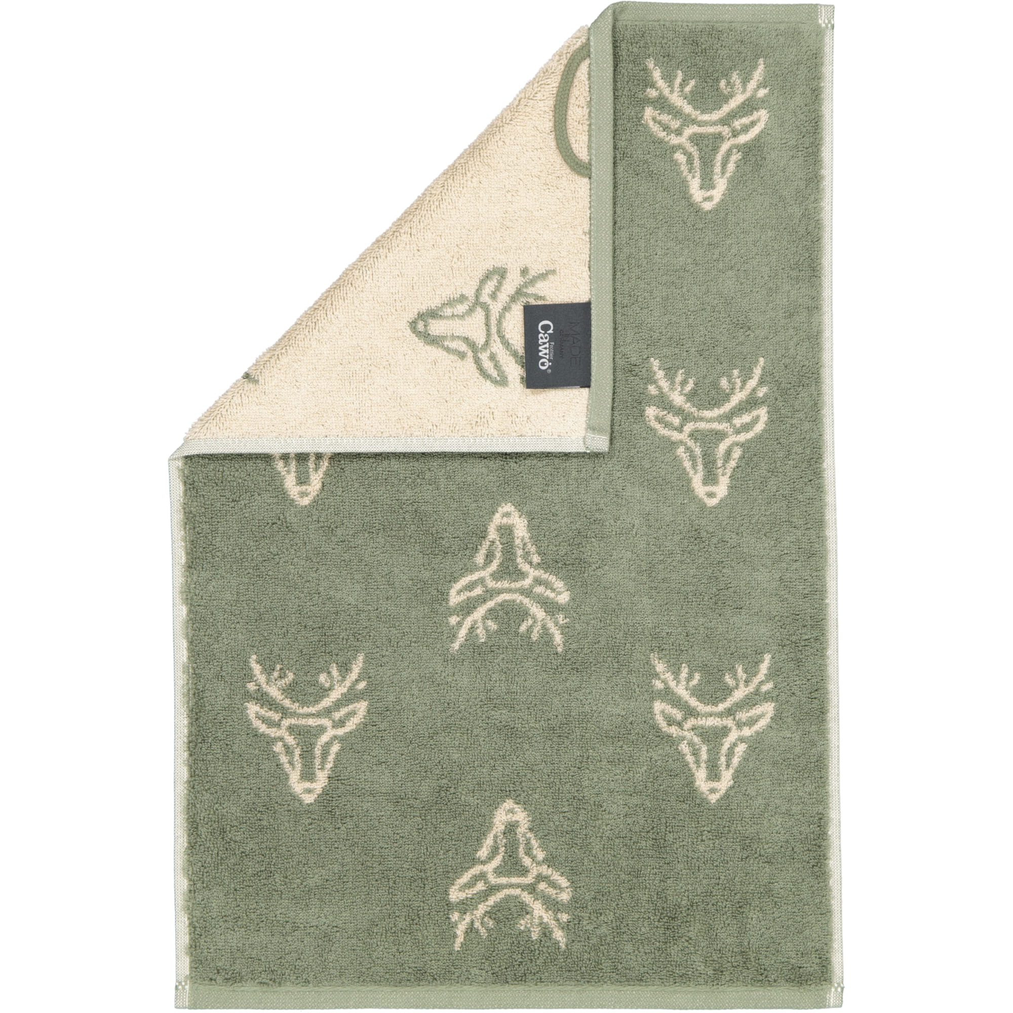 Cawö Handtücher Alpenchic Edition Allover 6229 zirbe - 43 - Gästetuch 30x50 cm