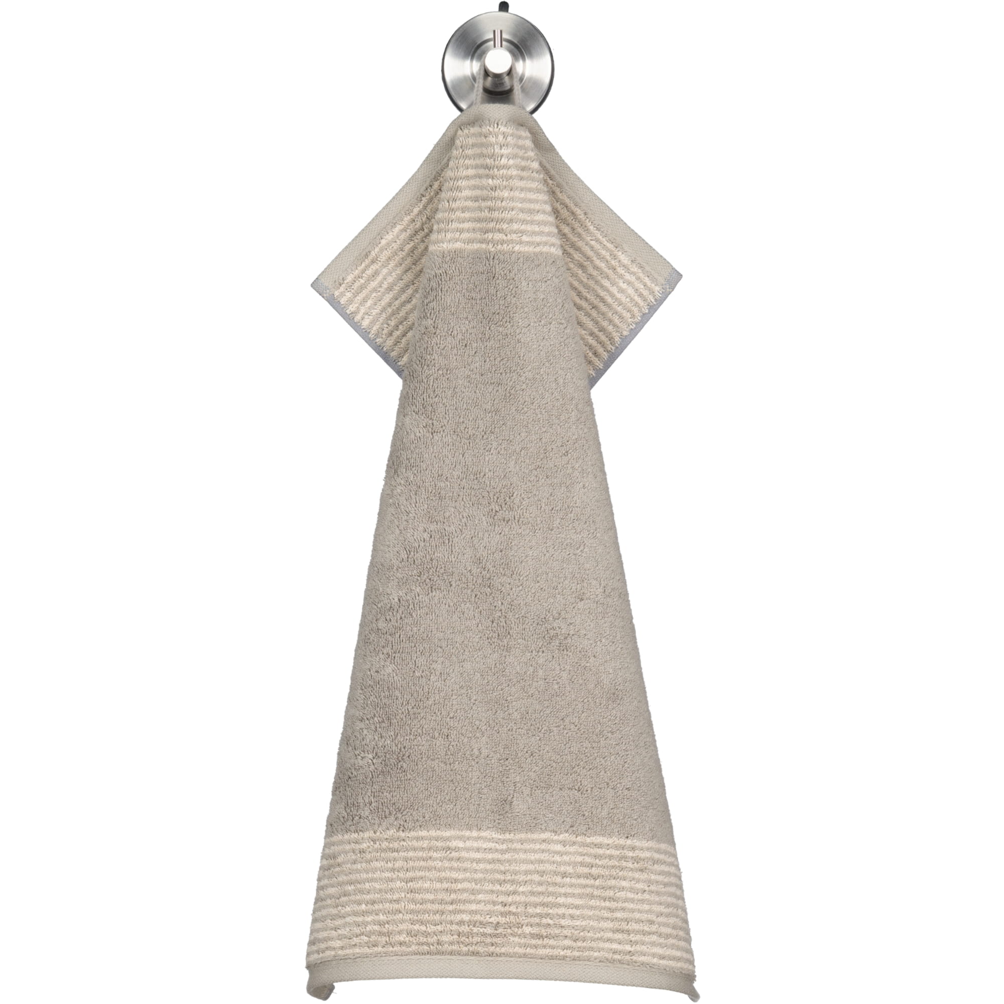 Cawö - Luxury Home Two-Tone 590 - Farbe: graphit - 70 - Gästetuch 30x50 cm