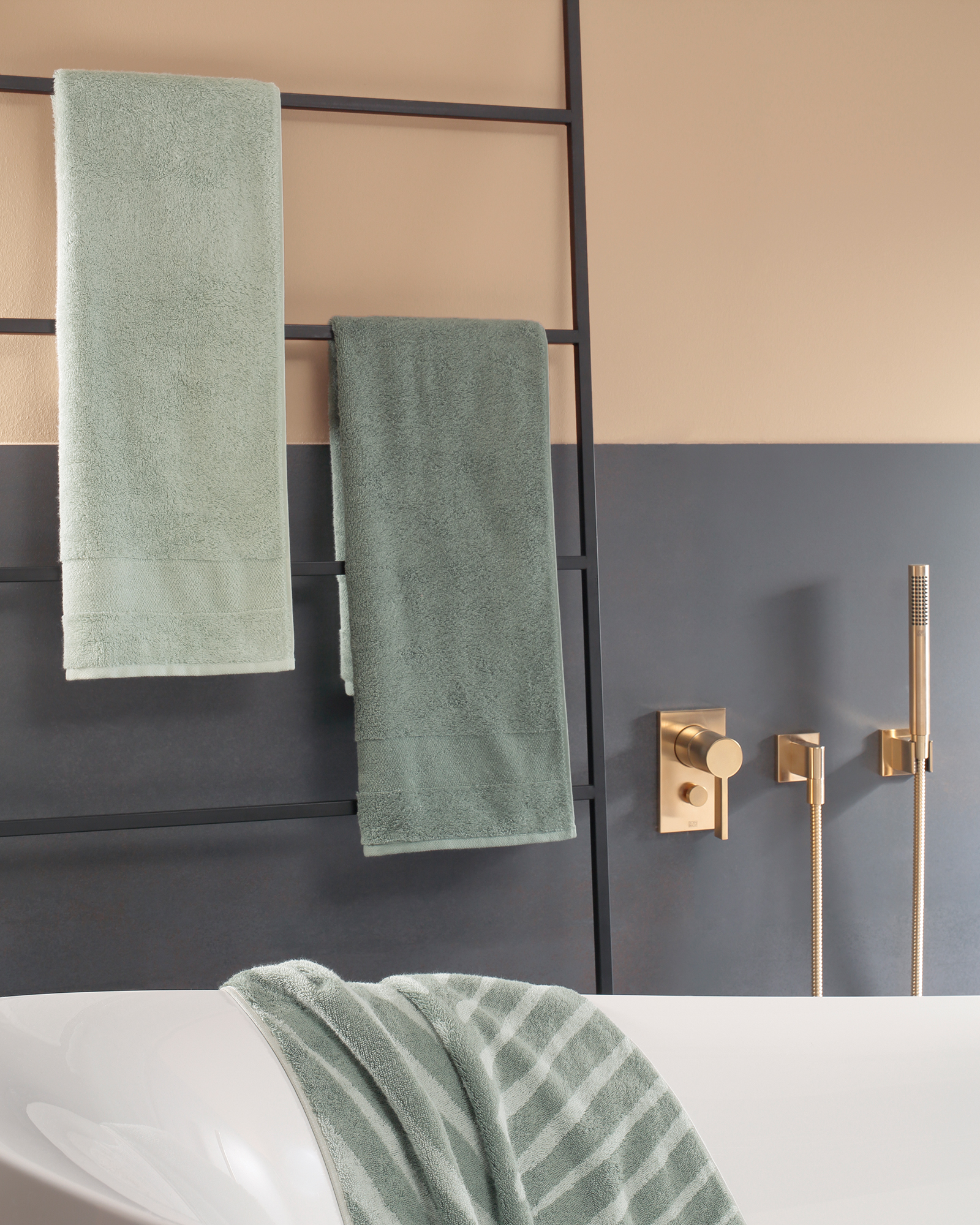 Villeroy & Boch Handtücher Coordinates Leaf 2558 - Farbe: sage green - 44