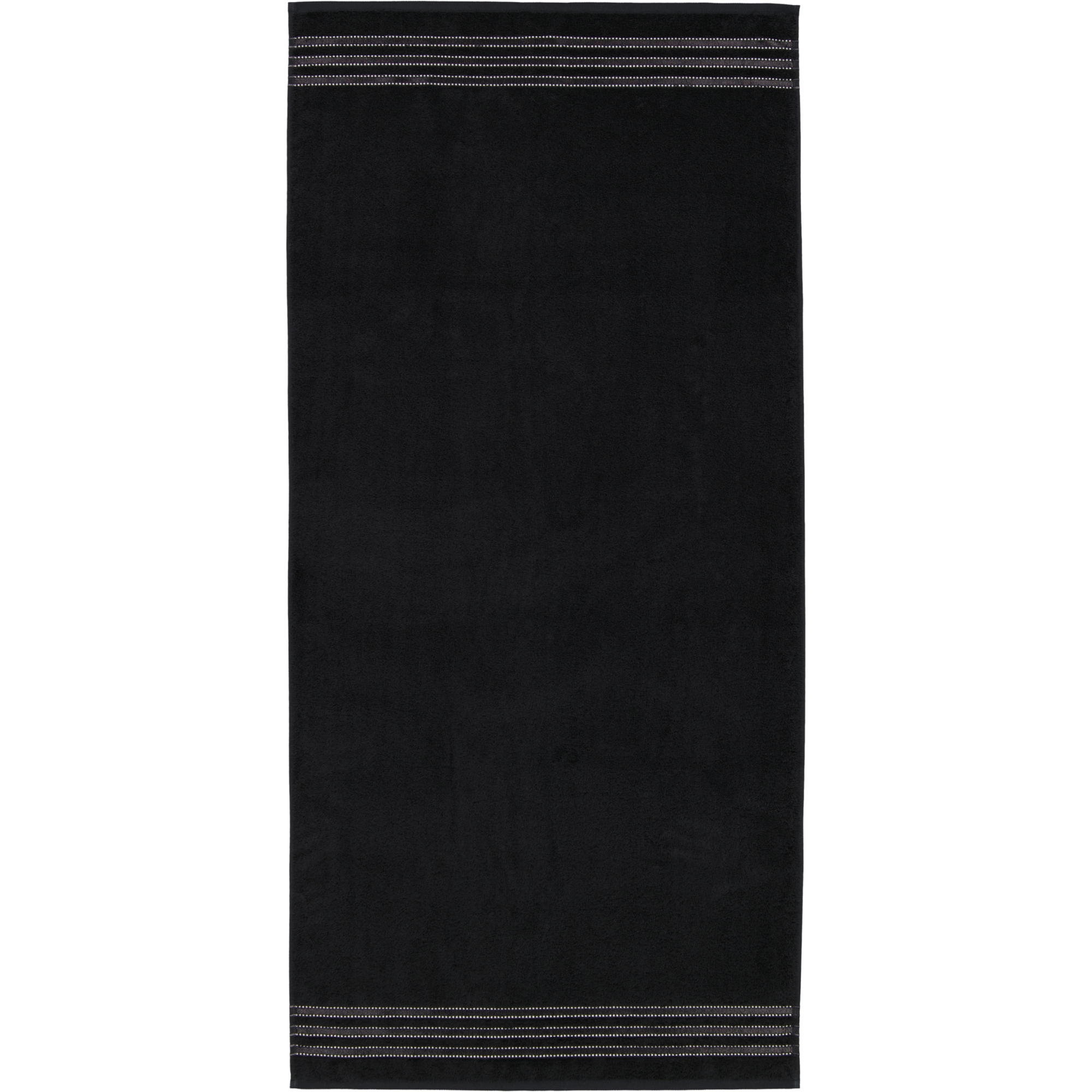 Vossen Handtücher Cult de Luxe schwarz - 7900 - Duschtuch 67x140 cm