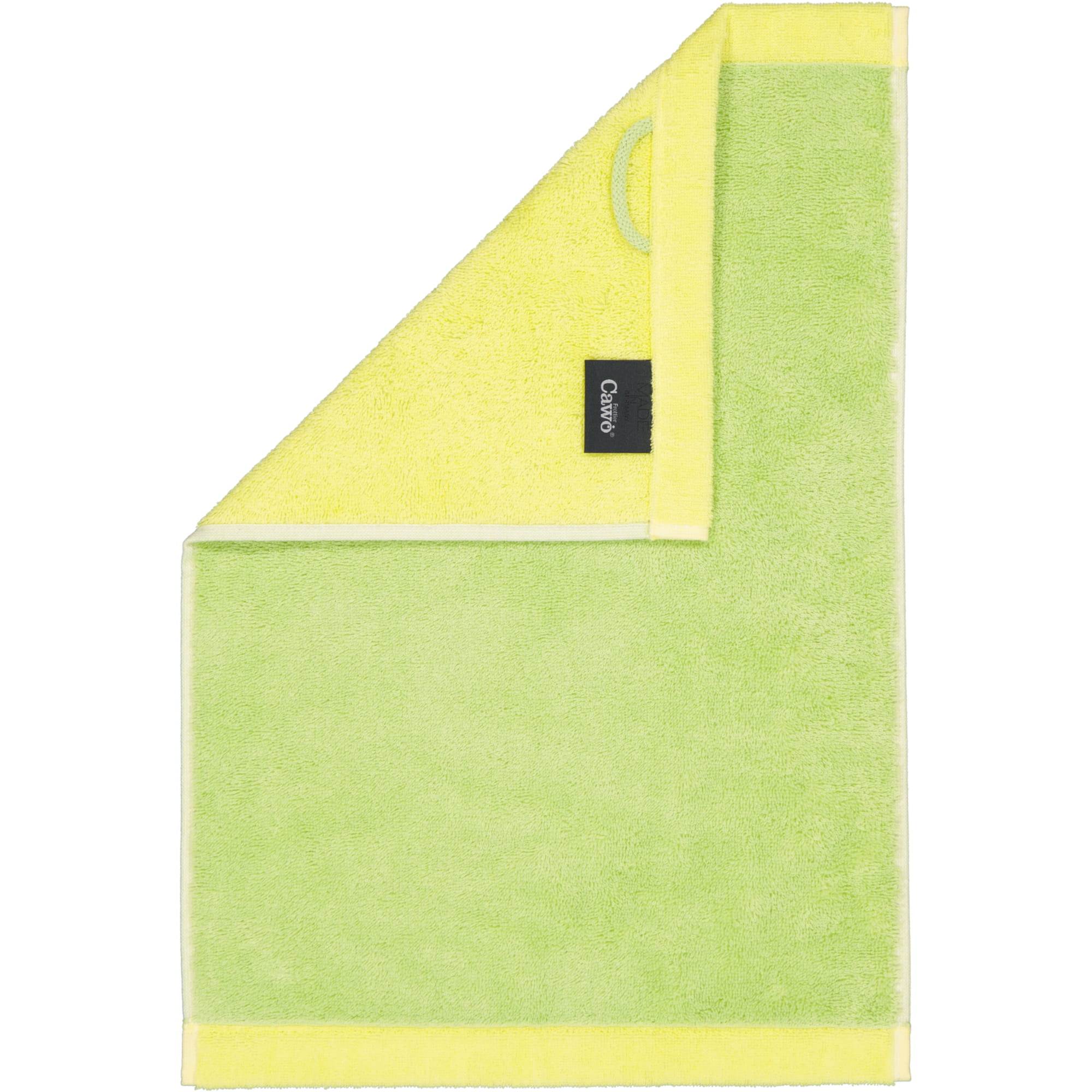 Cawö Handtücher Lifestyle Splash 7071 pistazie/lemon - 45 - Gästetuch 30x50 cm