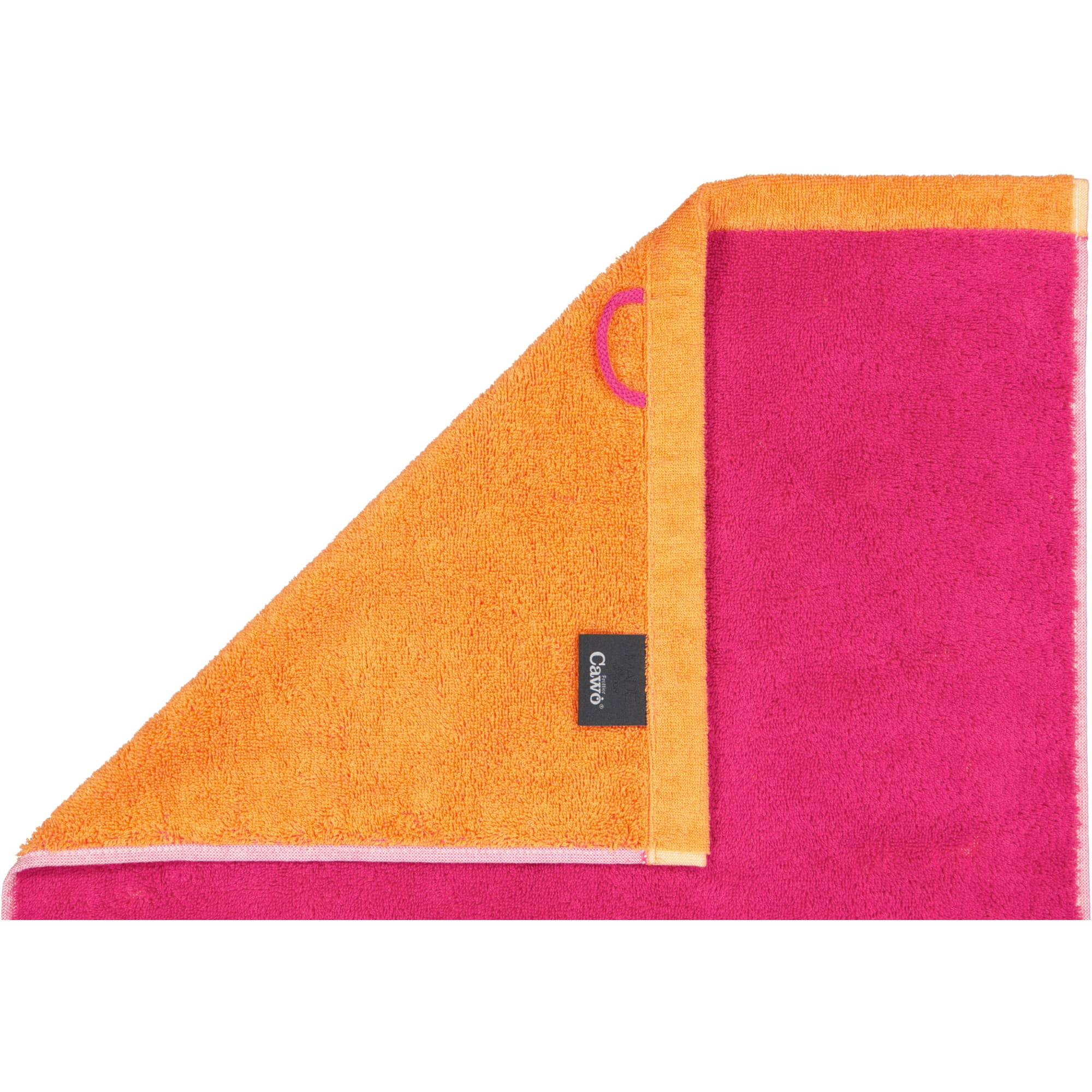 Cawö Handtücher Lifestyle Splash 7071 pink/mandarine - 23 - Gästetuch 30x50 cm