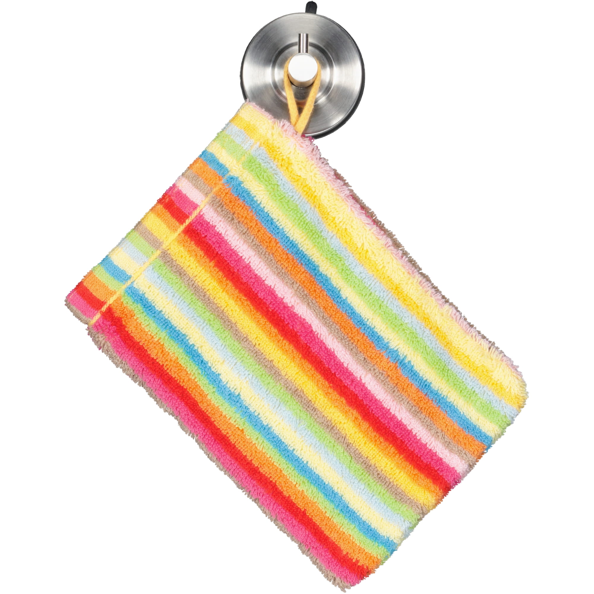 Cawö Handtücher Lifestyle Streifen 7008 multicolor - 25 - Waschhandschuh 16x22 cm