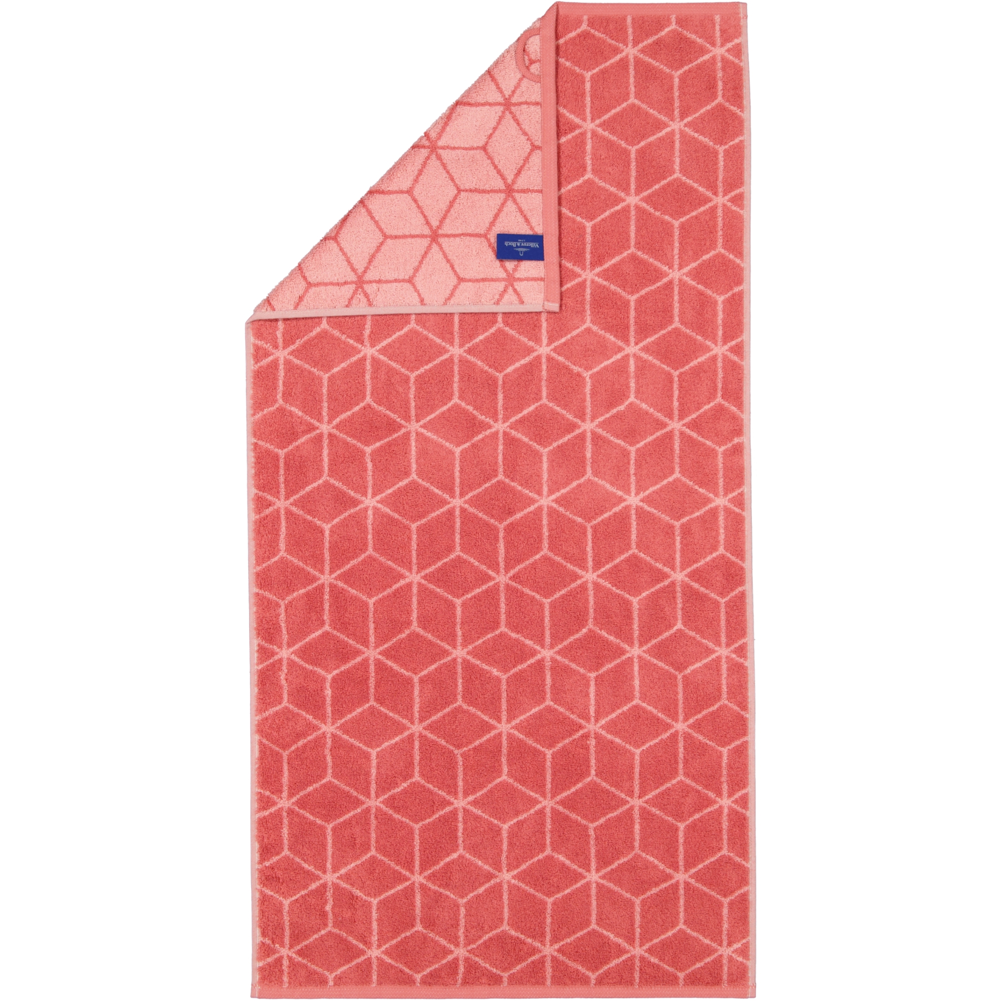 Villeroy & Boch Handtücher Coordinates Carré 2557 coral - 22 - Handtuch 50x100 cm