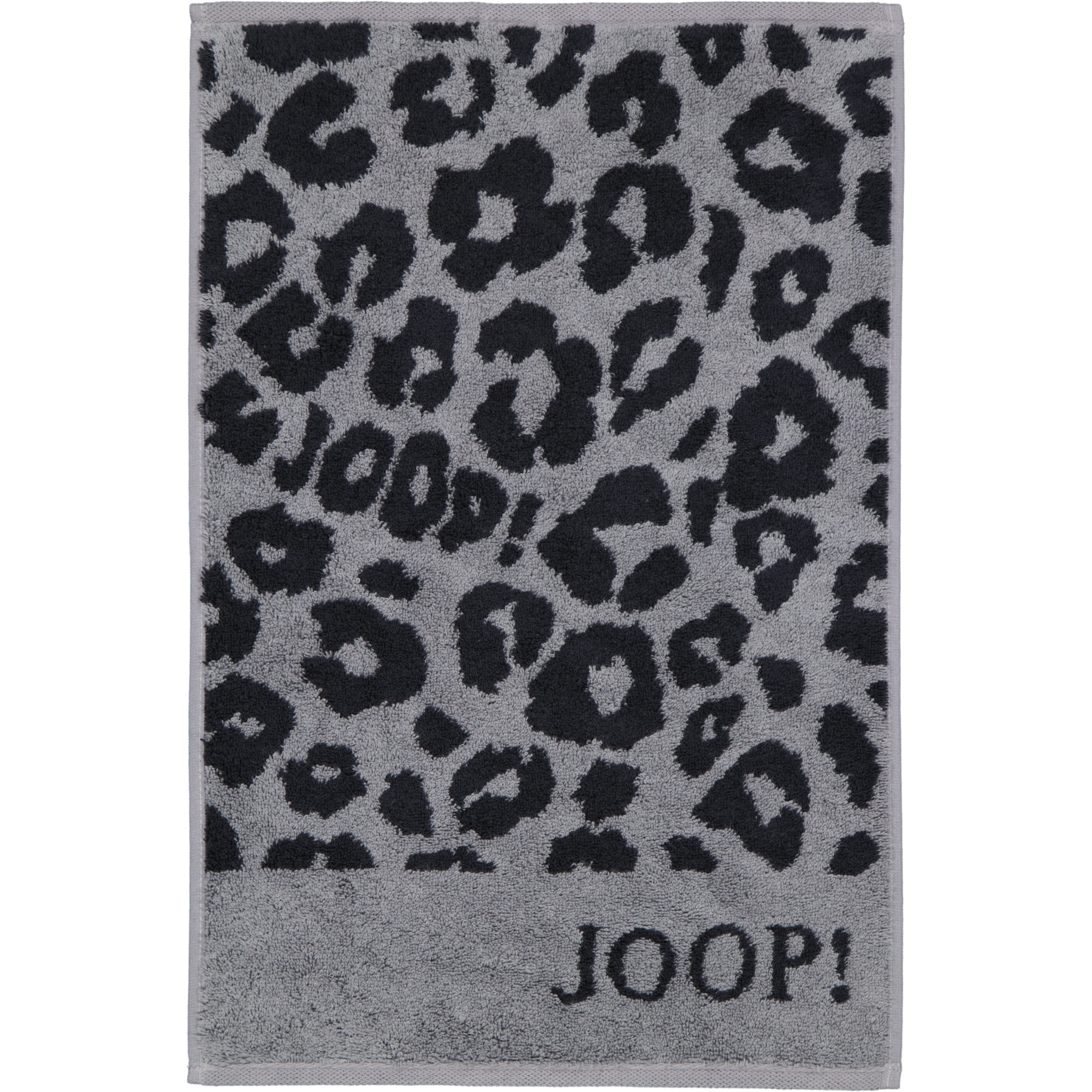 JOOP! Handtücher Leo Allover 1707 graphit - 90 - Gästetuch 30x50 cm