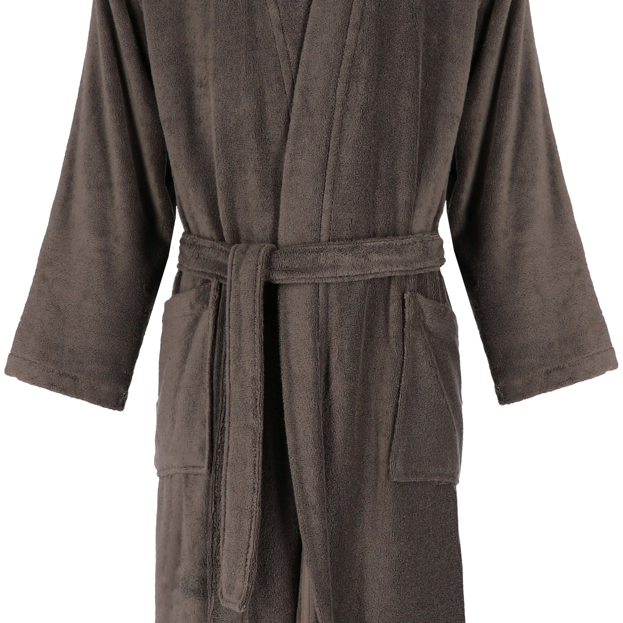 Cawö Home Bademäntel Herren Kimono Uni 828 pepper - 37