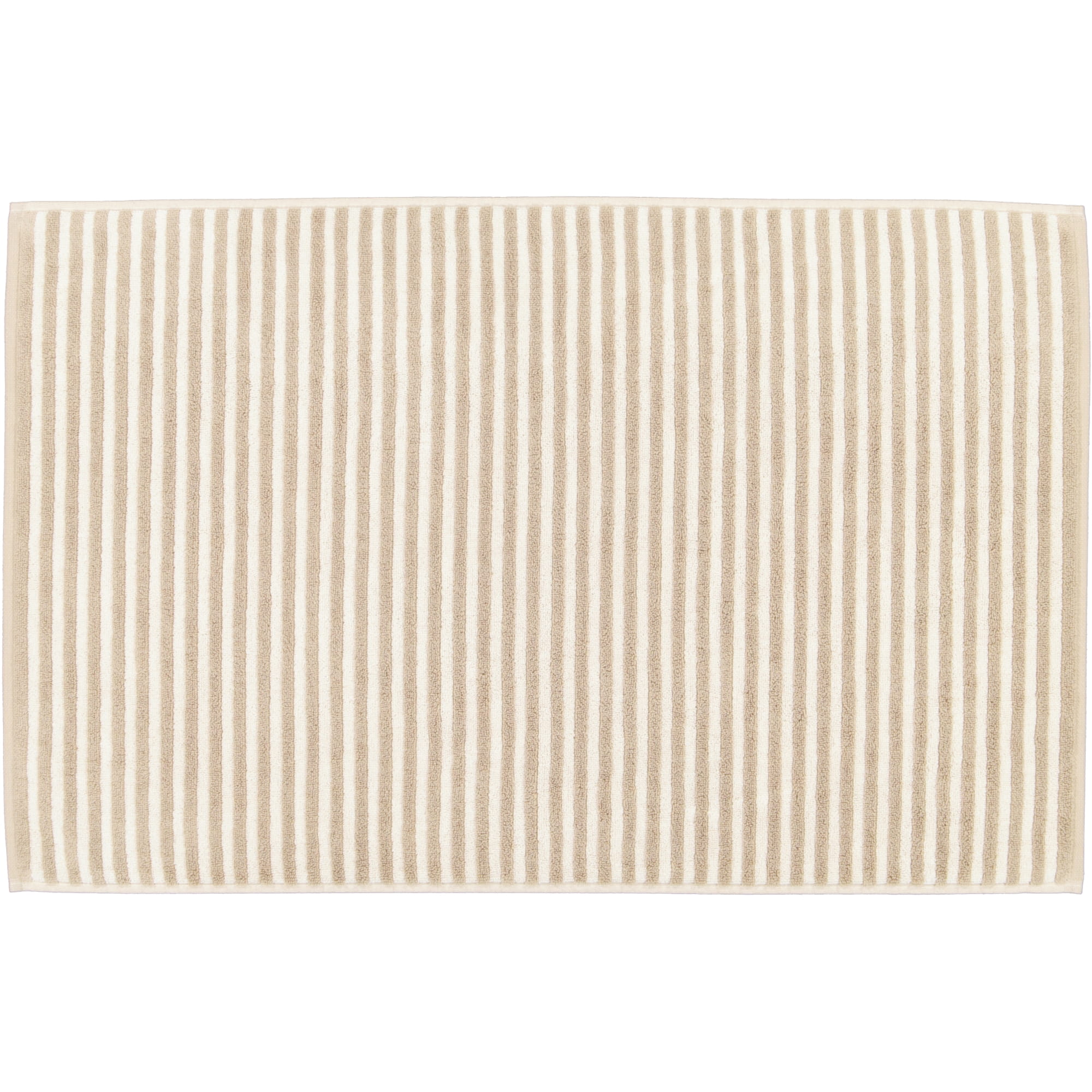 Cawö Badematten Two-Tone Stripes 480 sand - 33 - 50x80 cm
